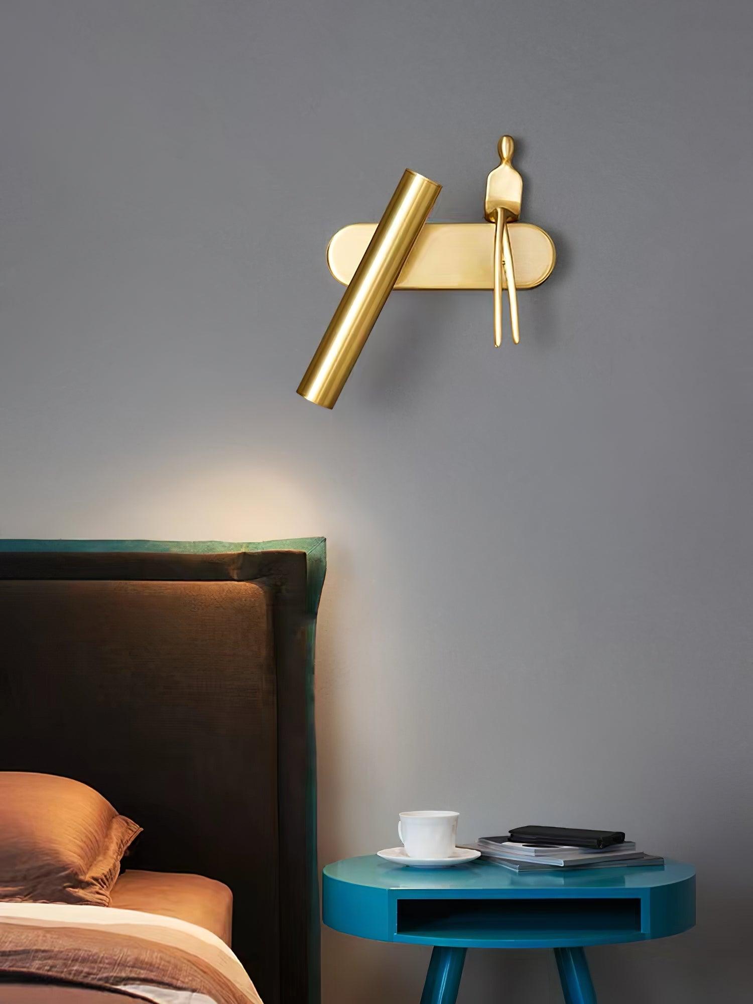 Brass Villain Wall Lamp - Lumpaz