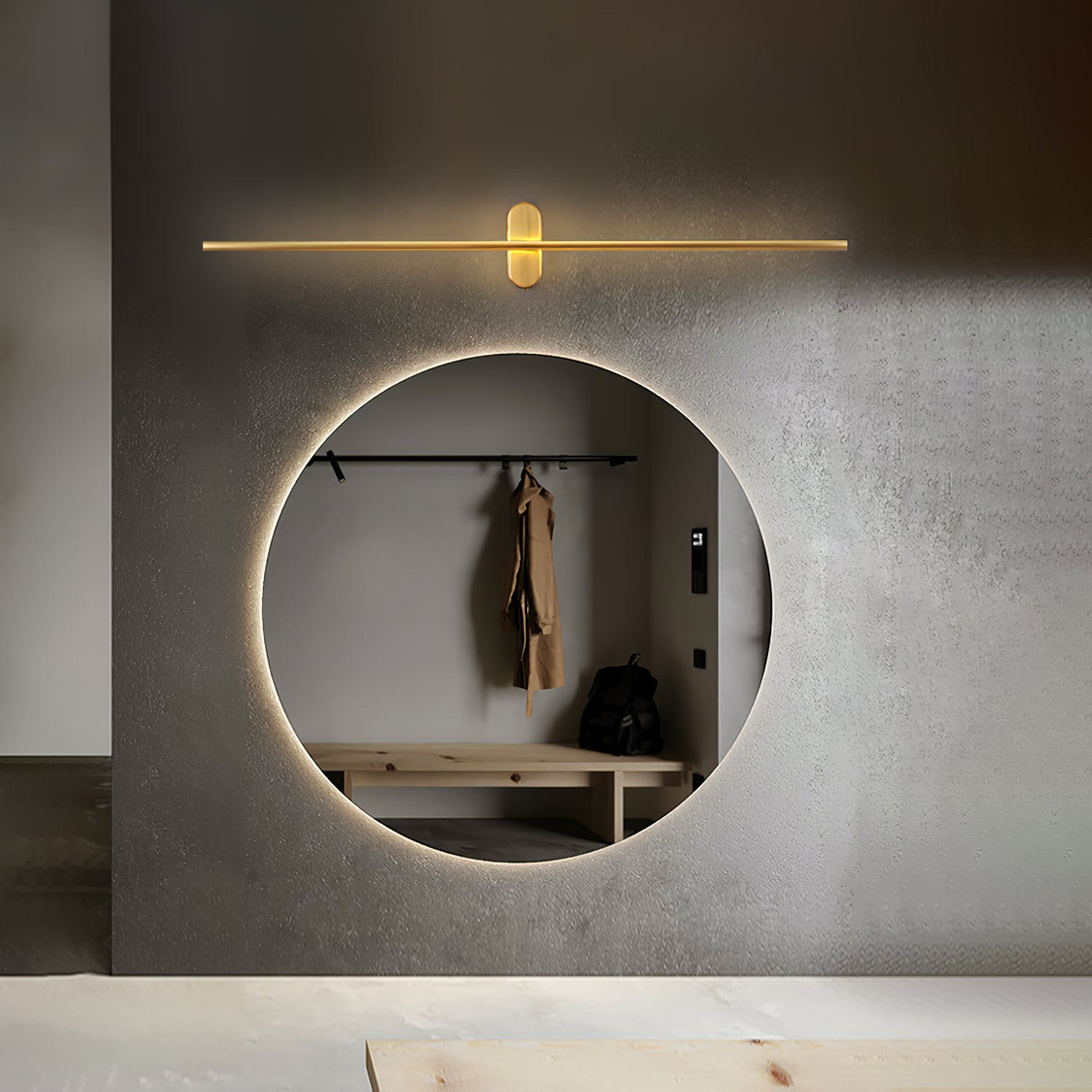 Stick Shaped Metal Sconce - Lumpaz