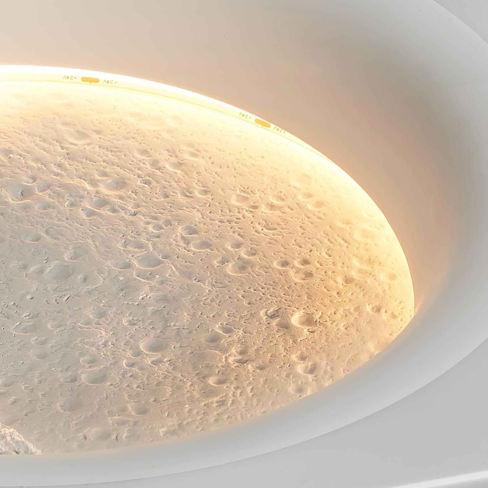 Gypsum Moon Wall Lamp - Lumpaz