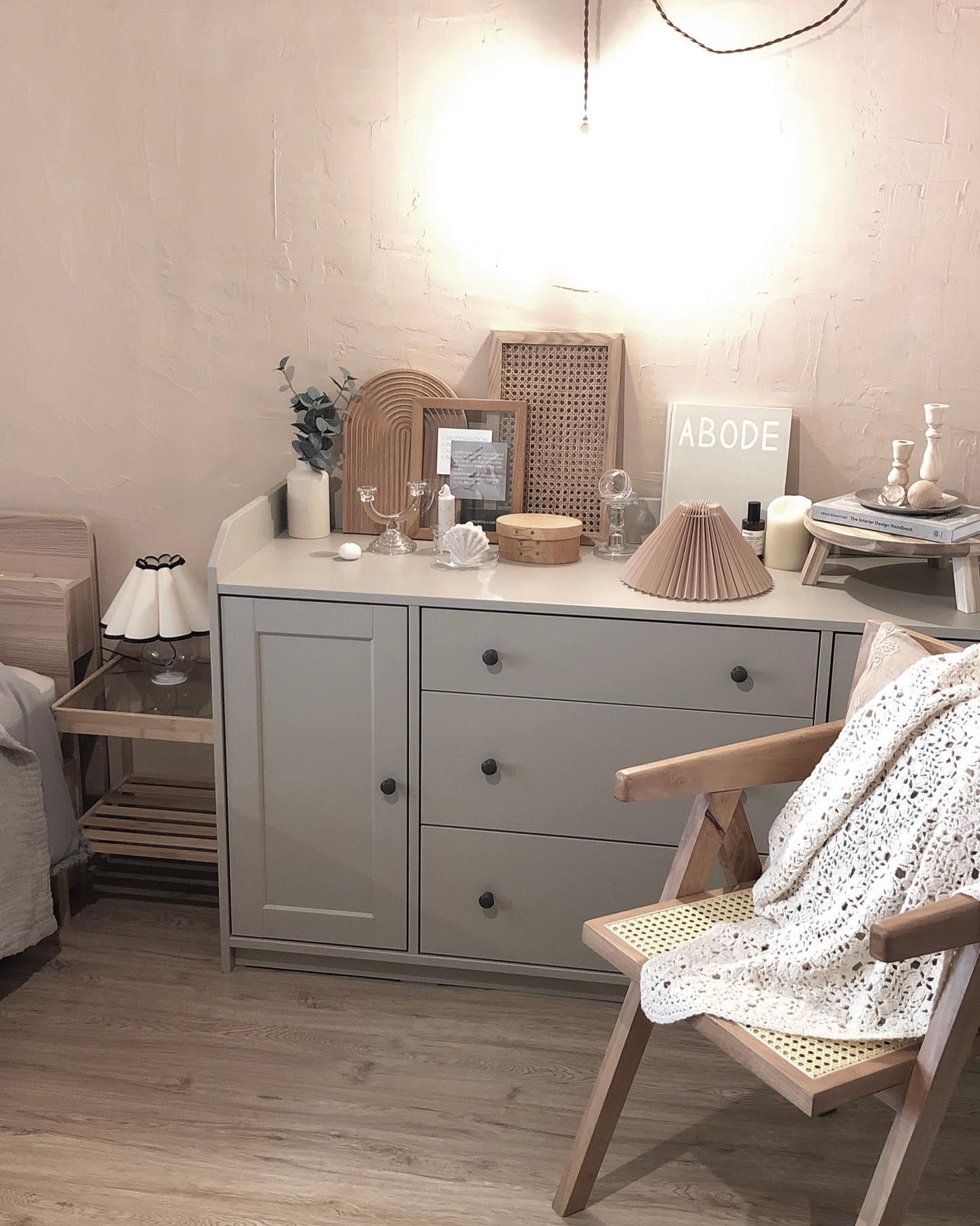 Rattan Pleated Built-in Battery Table lamp - Lumpaz