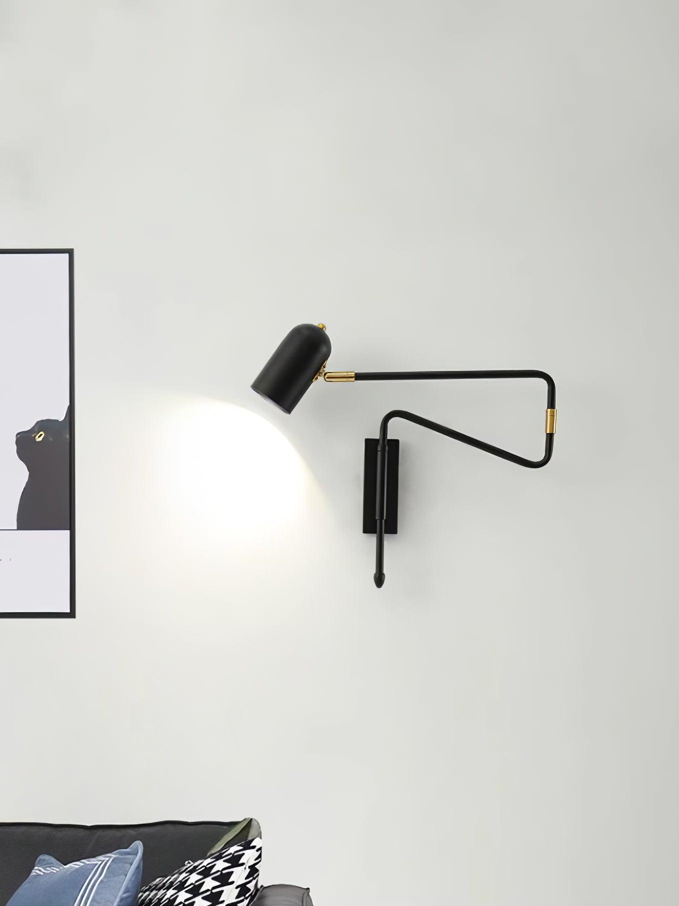 Adjustable Arm Reading Wall Lamp - Lumpaz