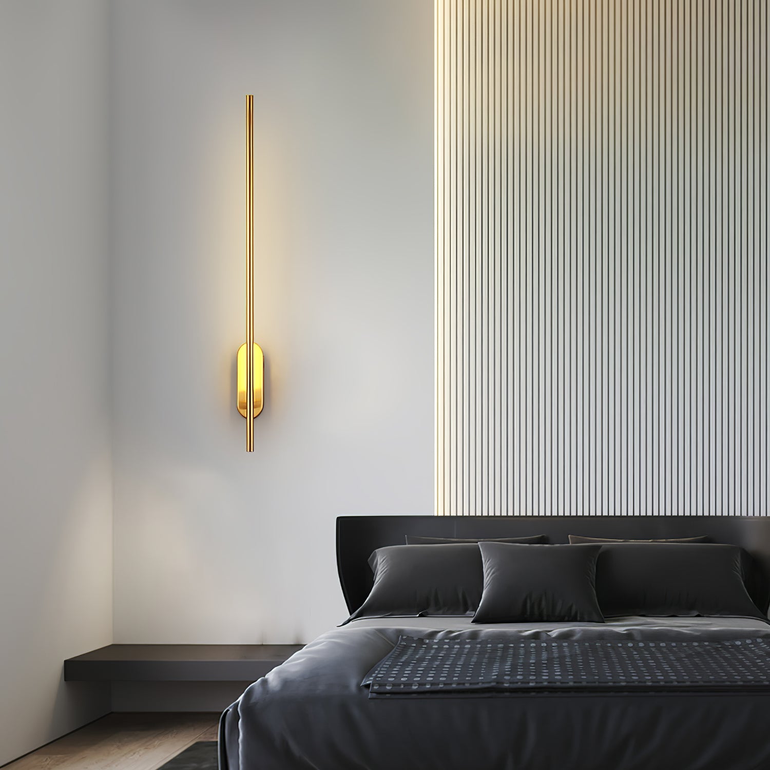 Stick Shaped Metal Sconce - Lumpaz