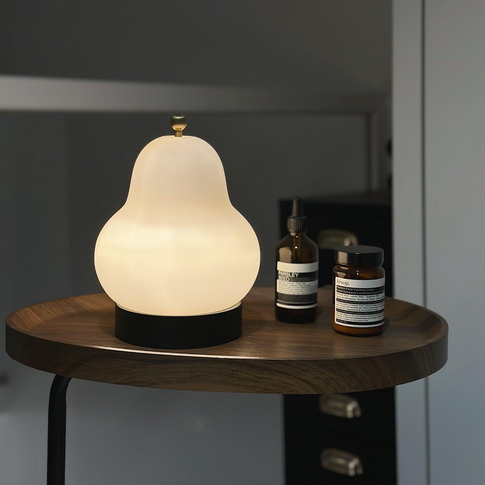 Pear Built-in Battery Table Lamp - Lumpaz