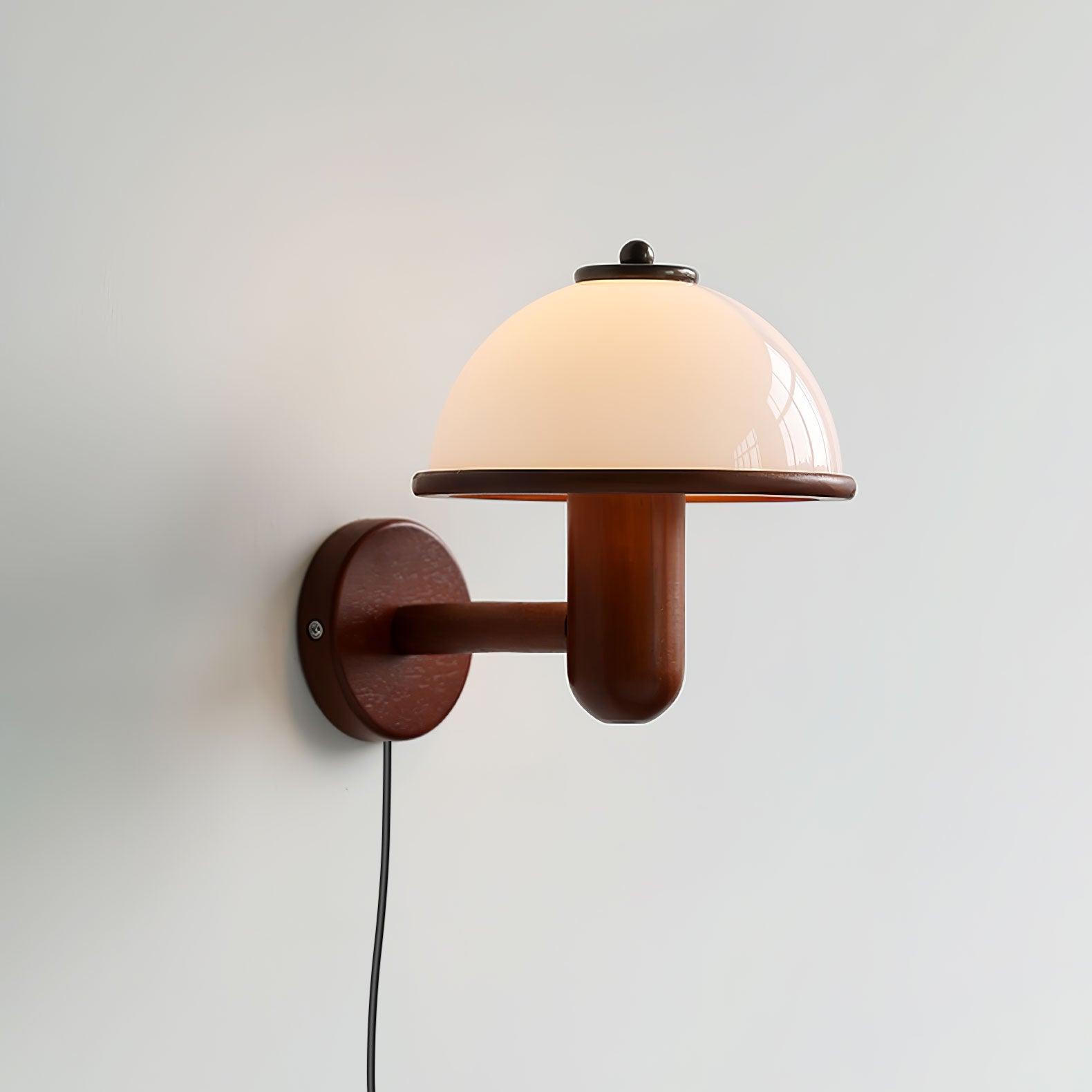 Mushroom Wood Wall Lamp - Lumpaz