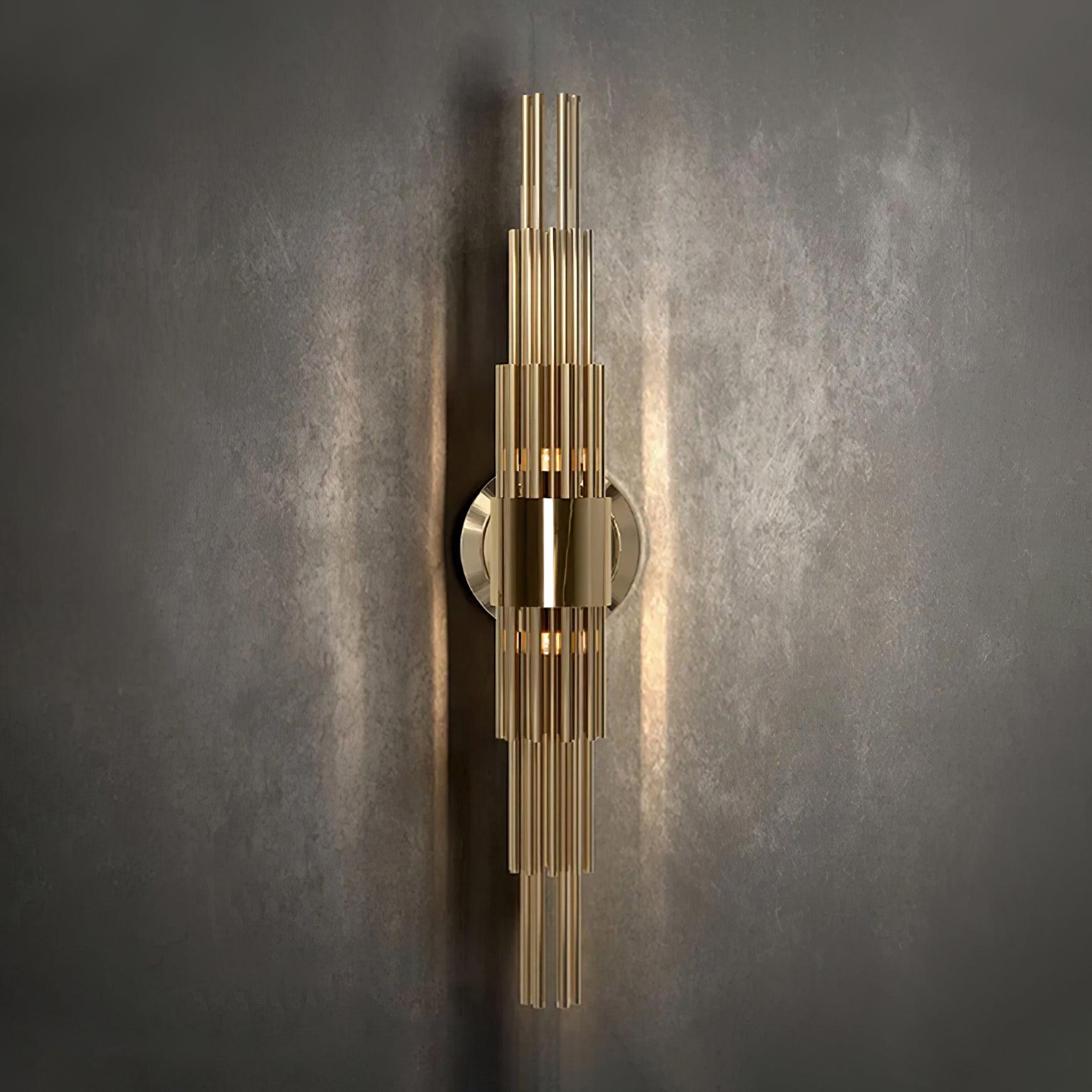 Gold Streamline Wall Lamp - Lumpaz