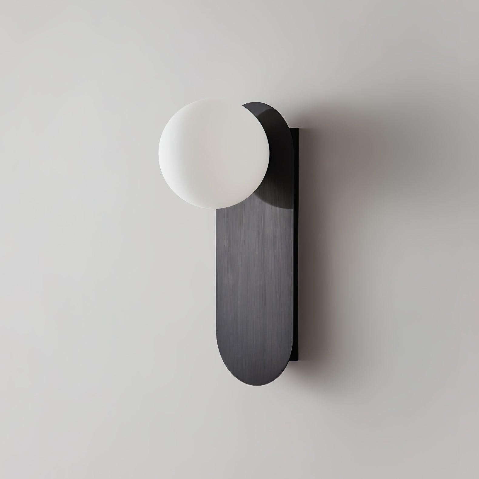 Flat Base Globe Sconce - Lumpaz