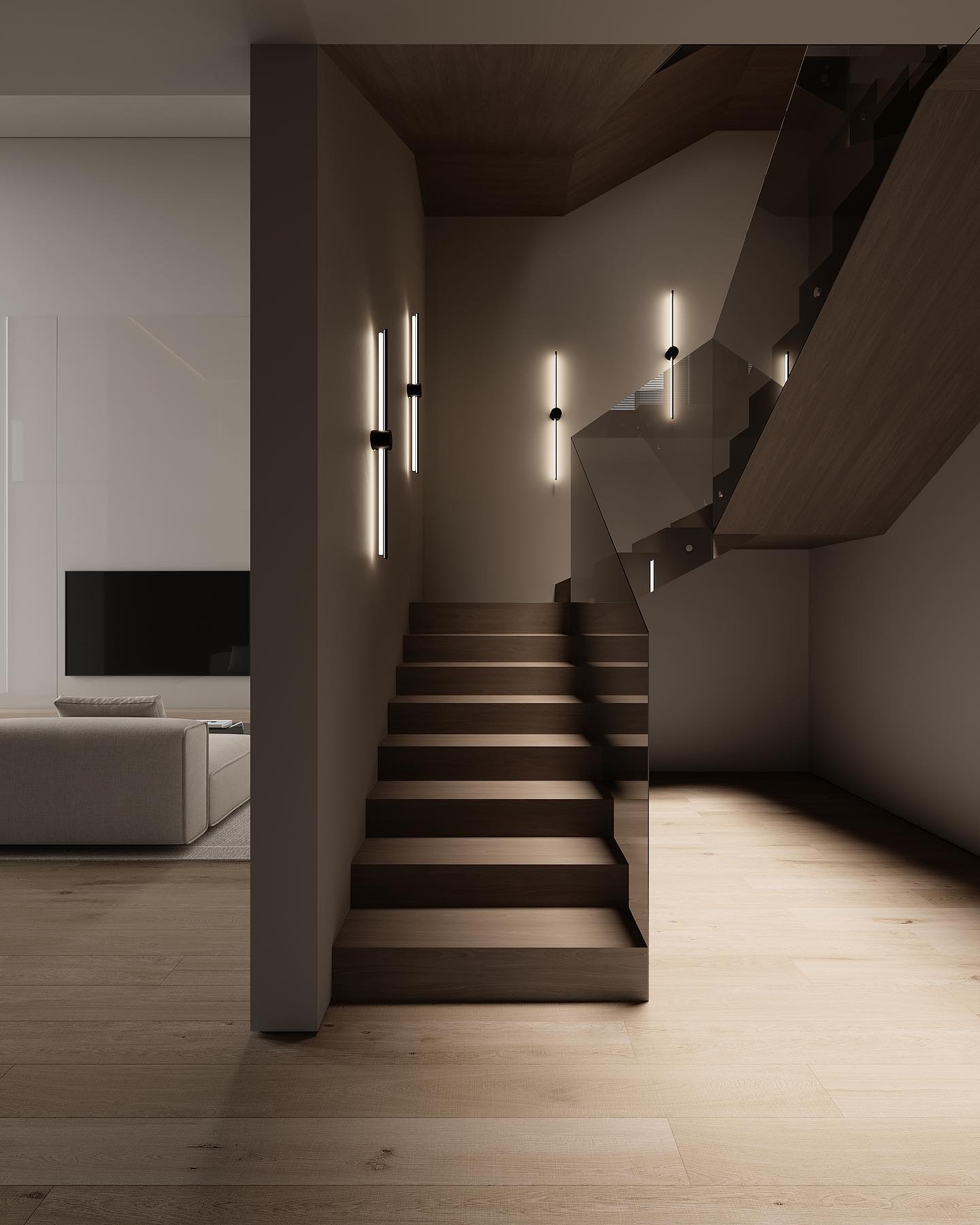 Linear LED Wall Light - Lumpaz