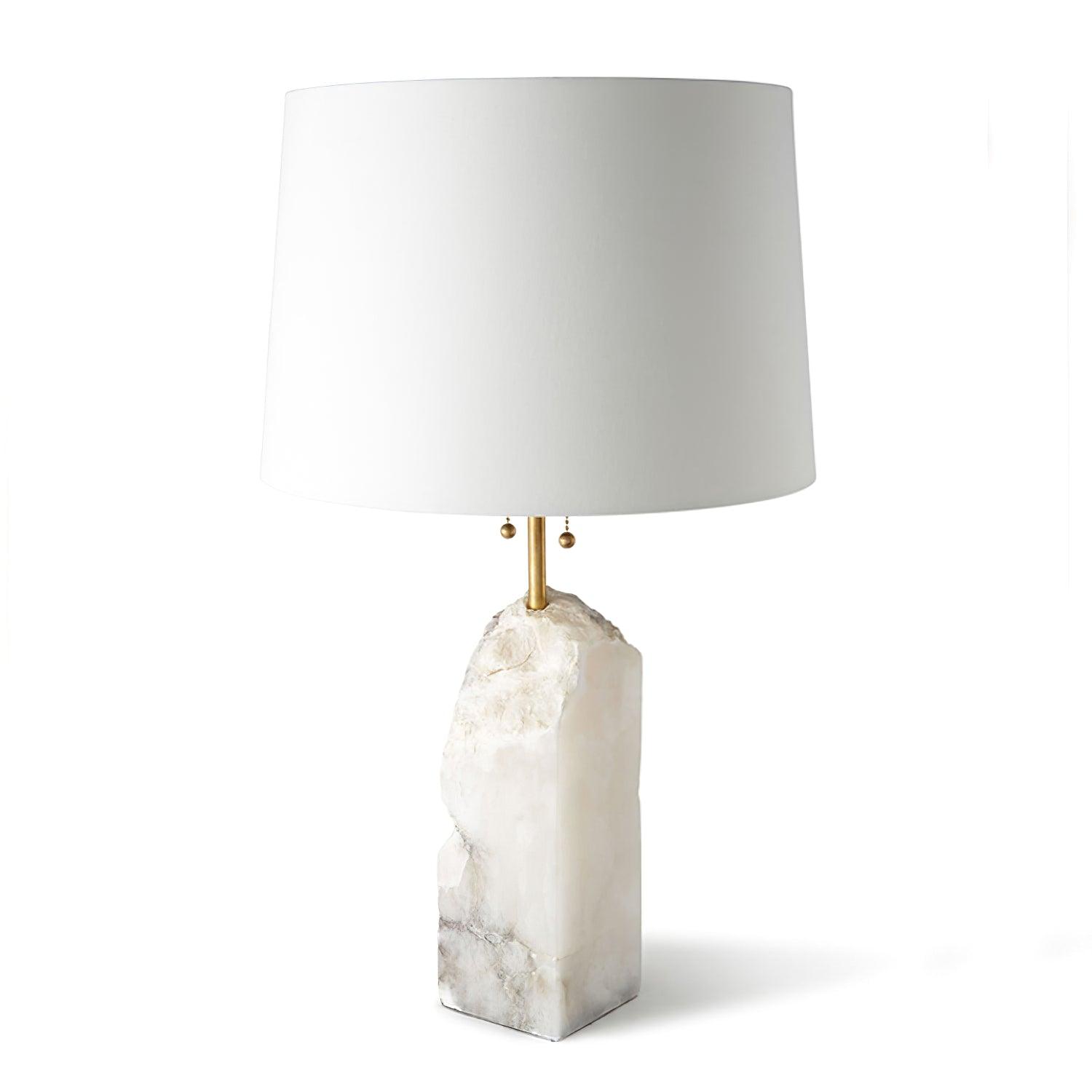Raw Alabaster Table Lamp - Lumpaz