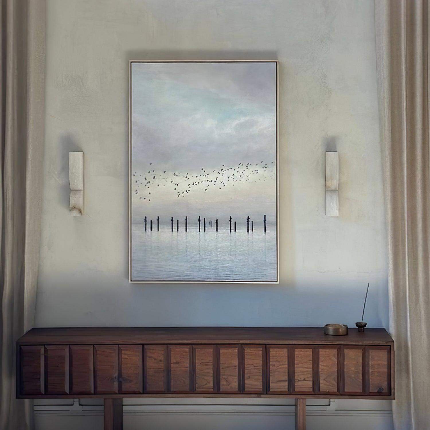 Alabaster Essence Wall Sconce - Lumpaz