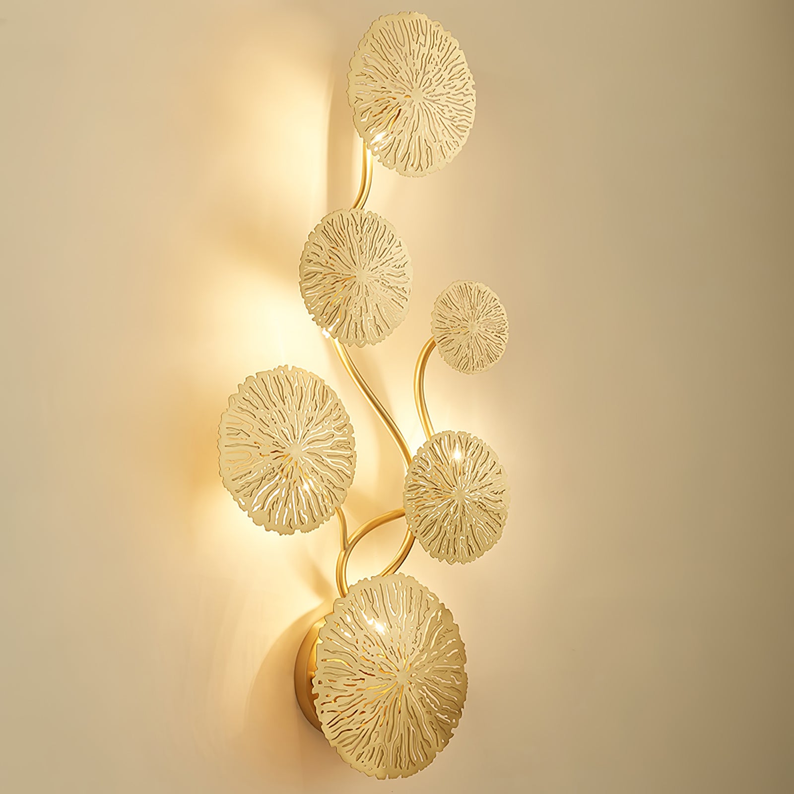 Lotus Leaf Wall Sconce - Lumpaz
