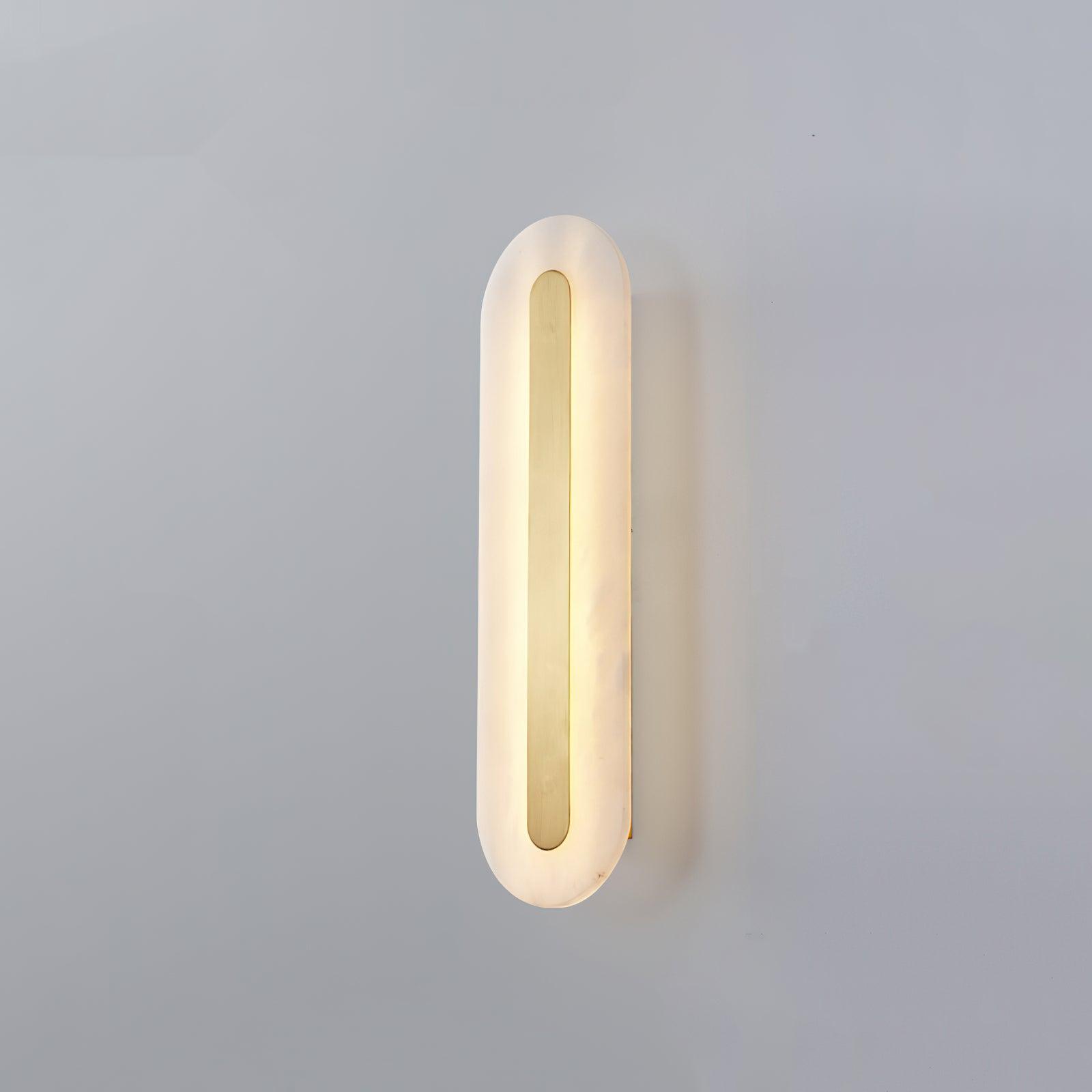 Alabaster Rounded Wall Light - Lumpaz