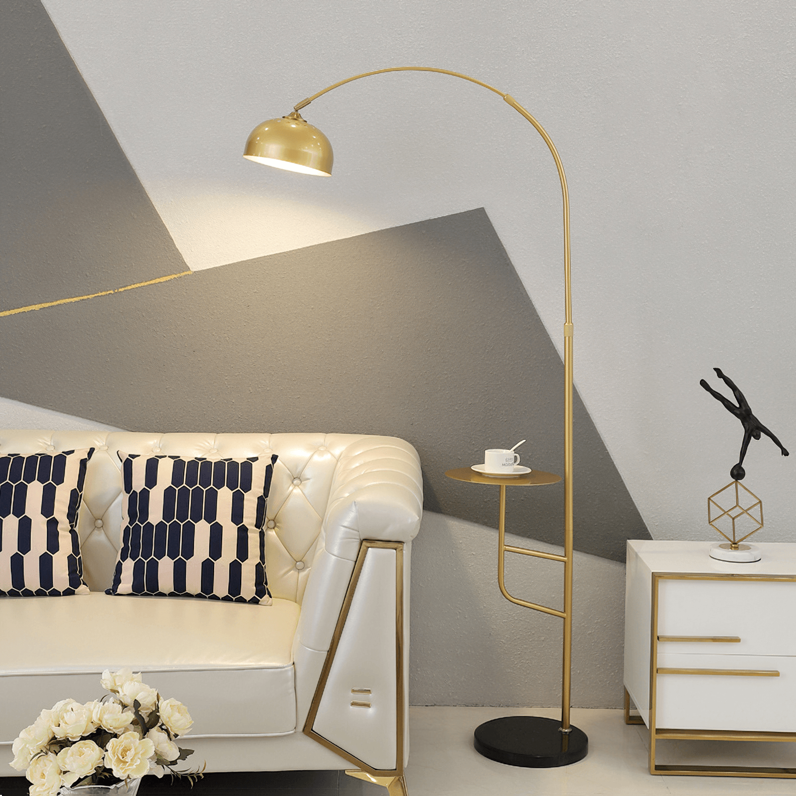 Arc Bell Floor Lamp - Lumpaz