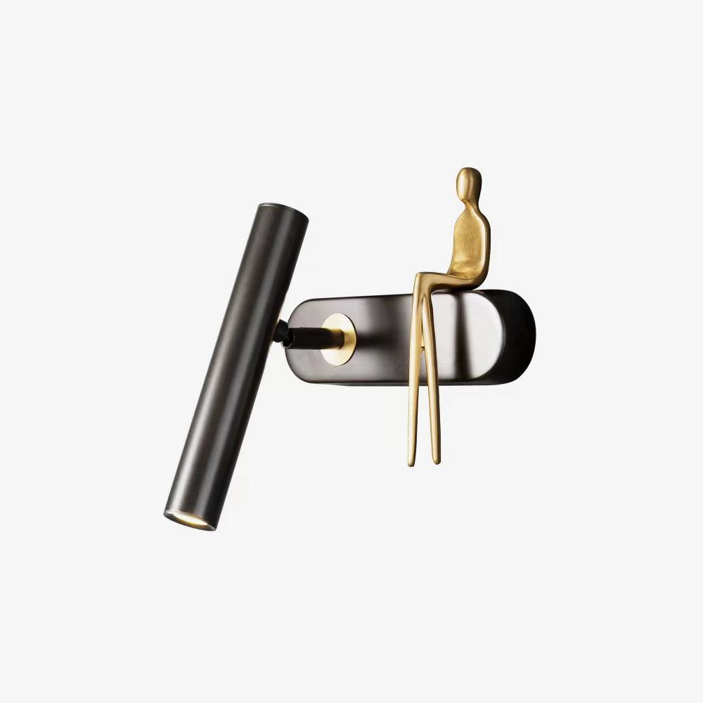 Brass Villain Wall Lamp - Lumpaz