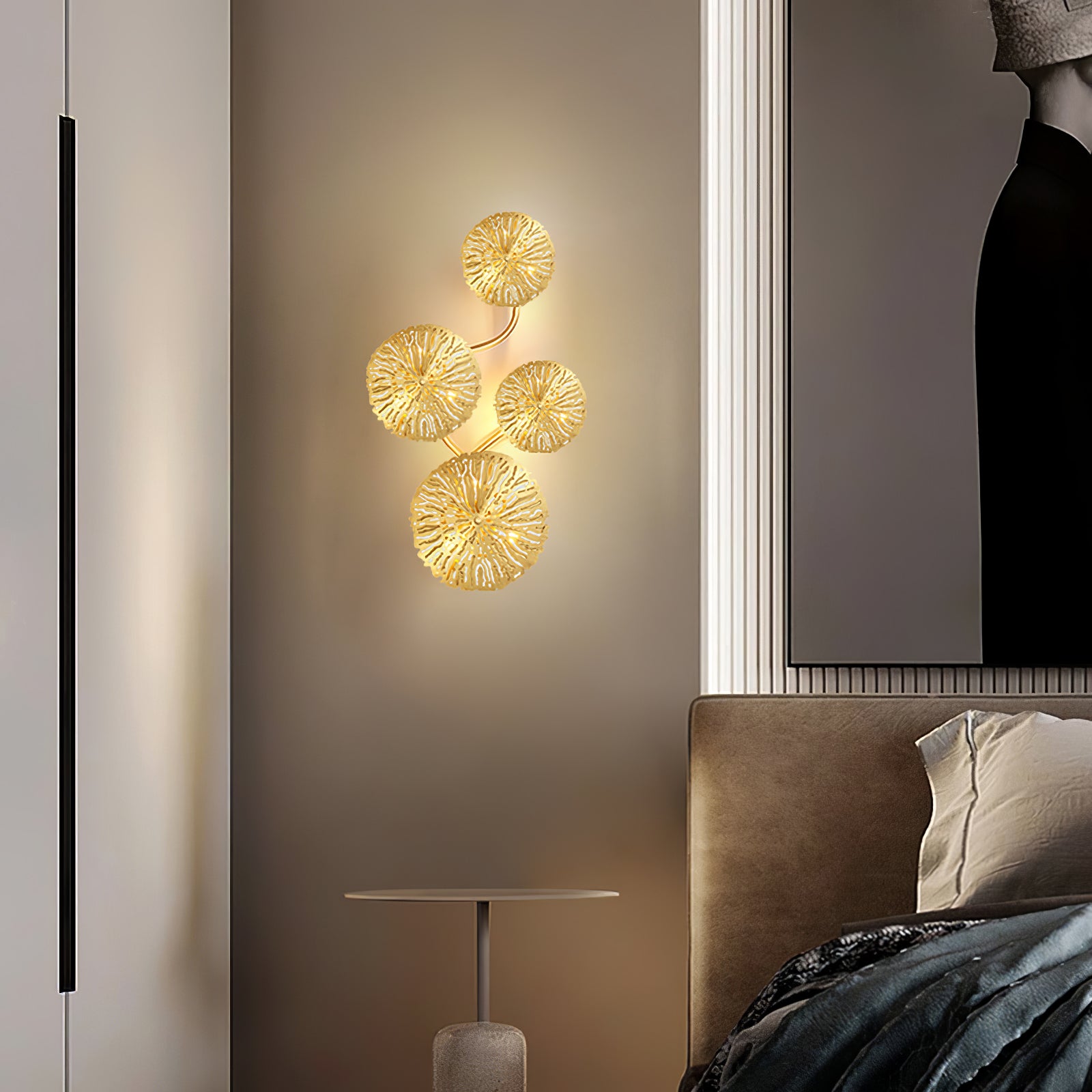 Lotus Leaf Wall Sconce - Lumpaz