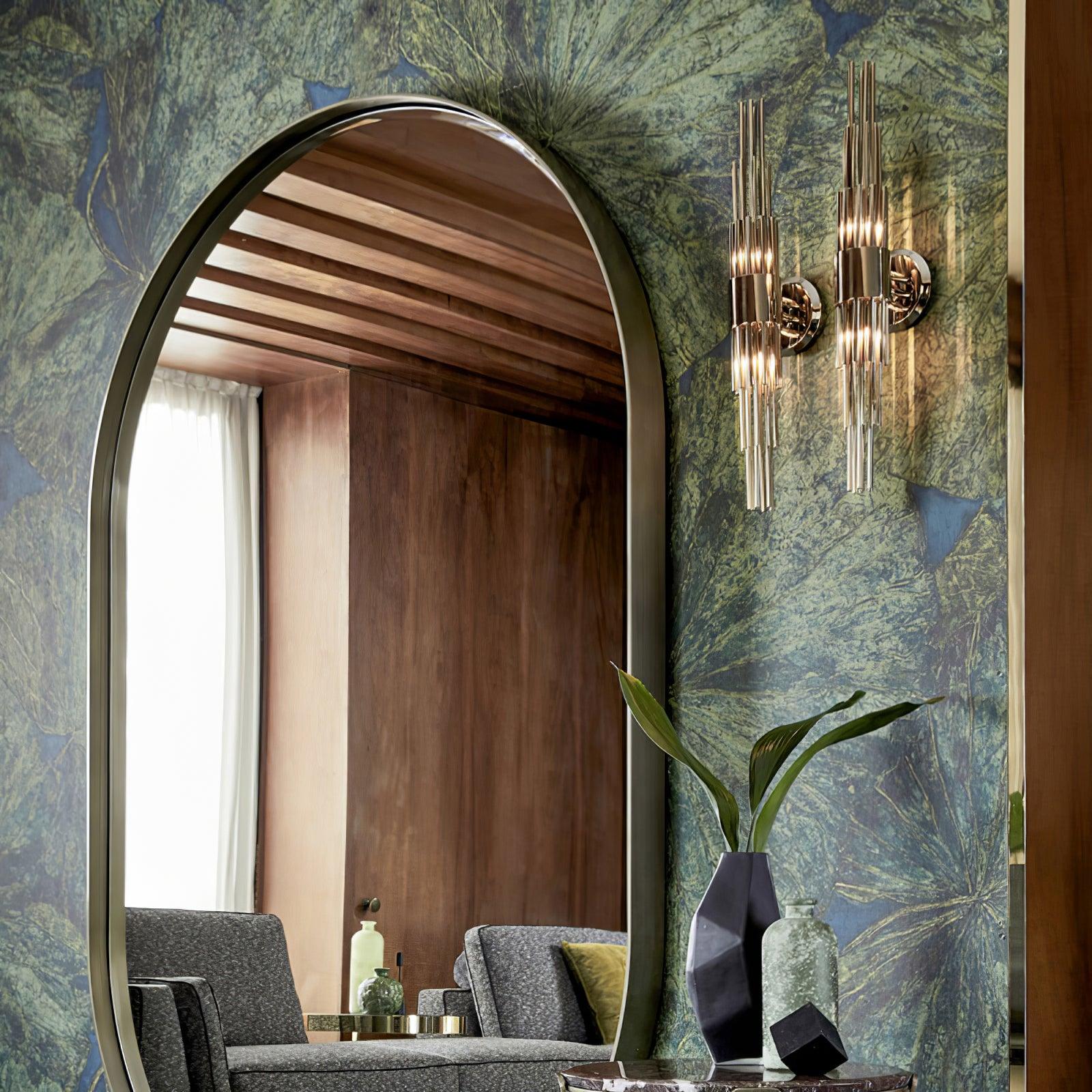 Gold Streamline Wall Lamp - Lumpaz