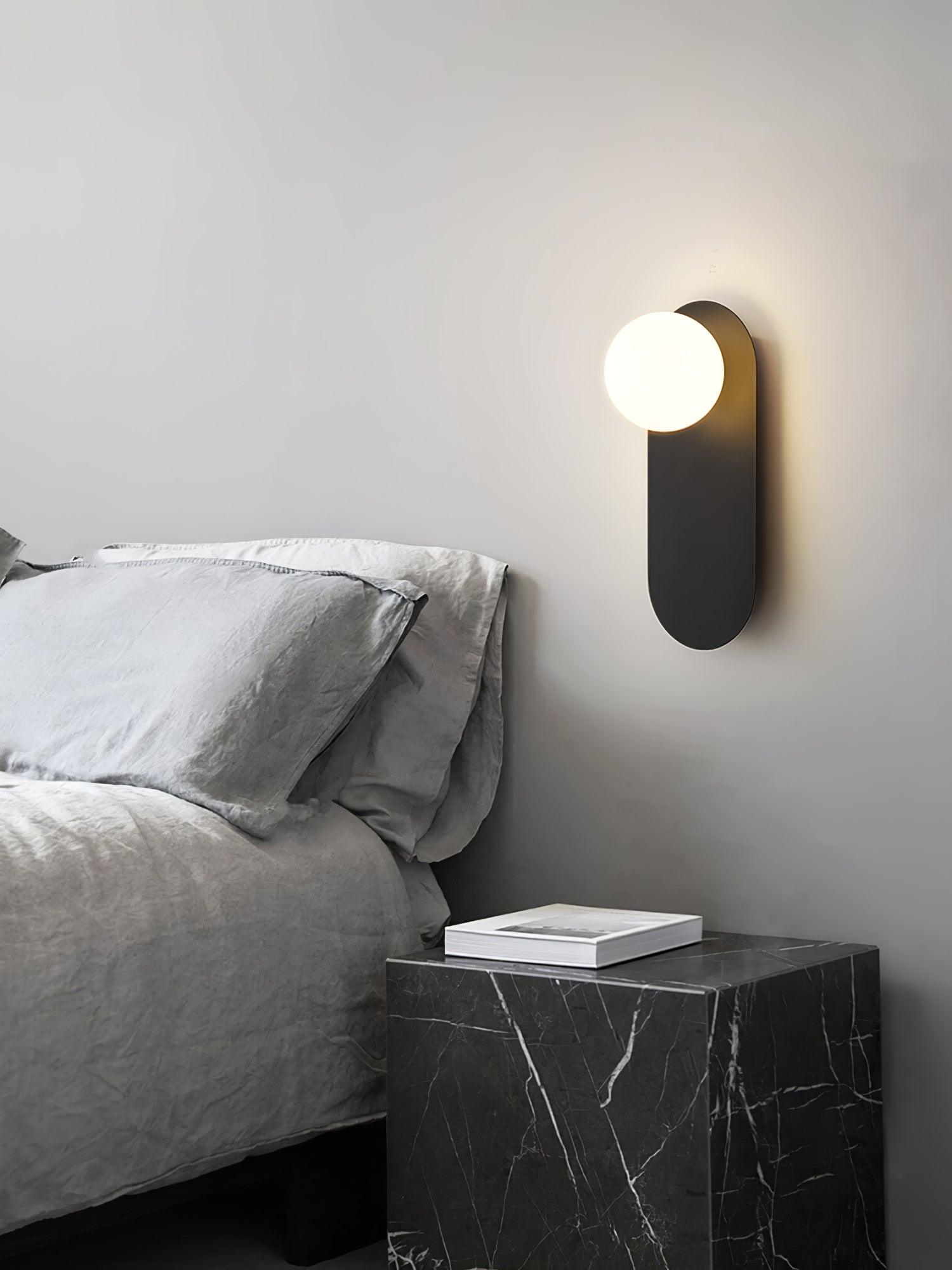 Flat Base Globe Sconce - Lumpaz