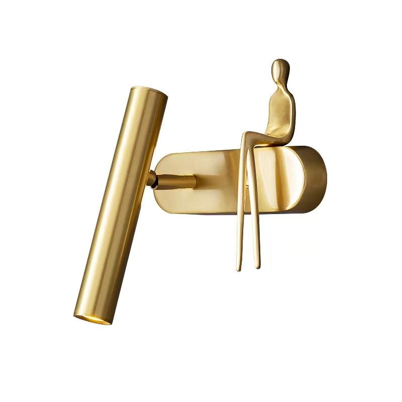 Brass Villain Wall Lamp - Lumpaz