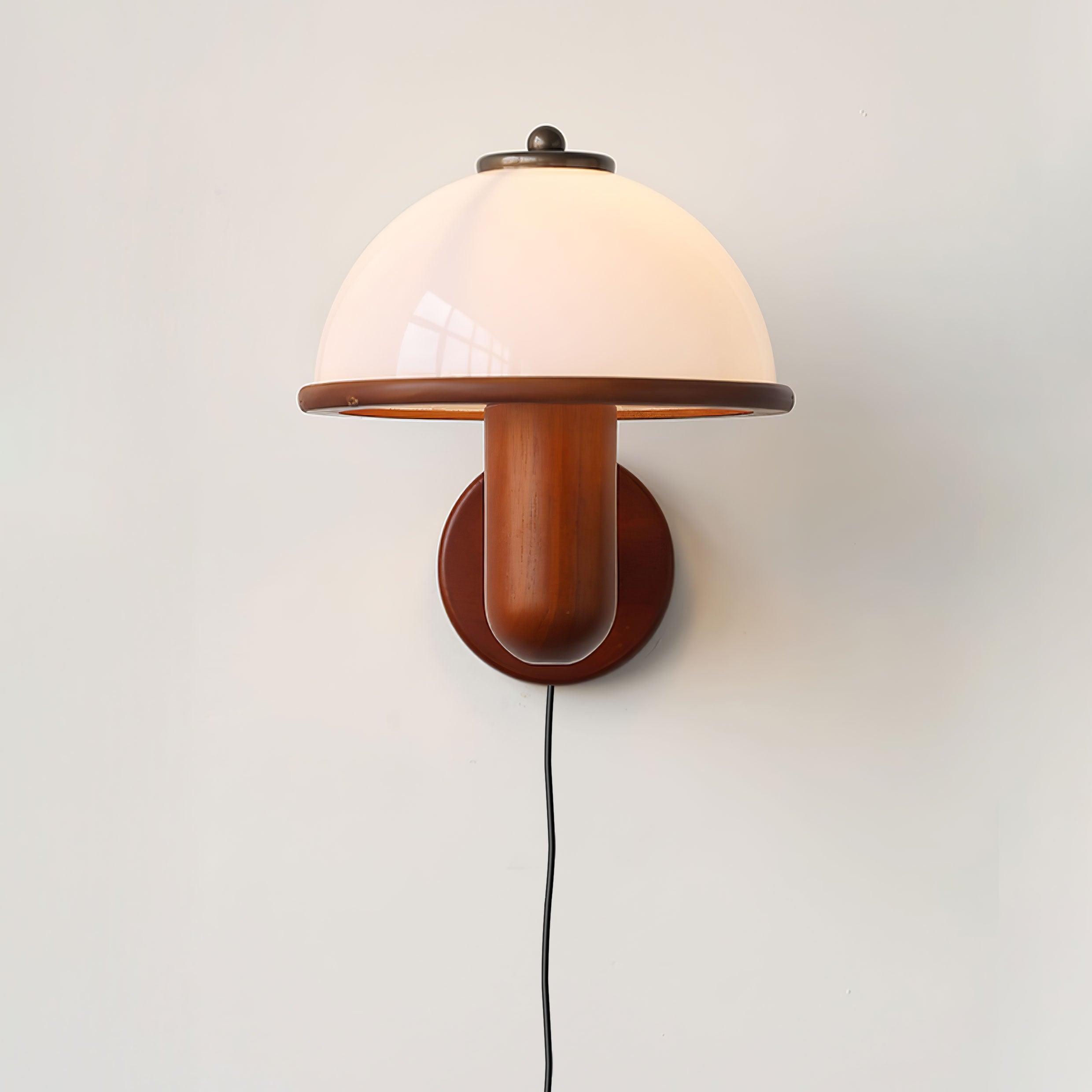 Mushroom Wood Wall Lamp - Lumpaz