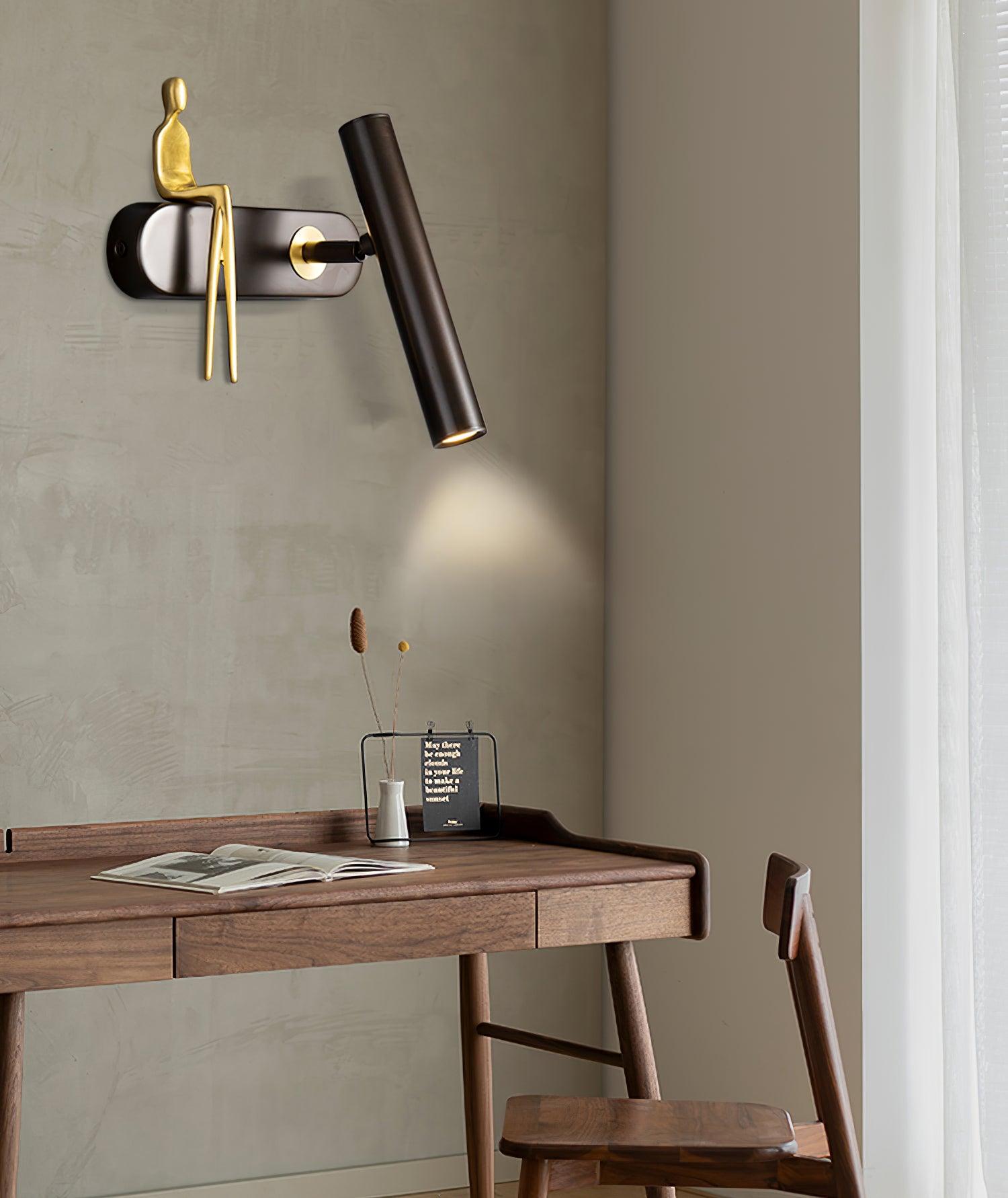 Brass Villain Wall Lamp - Lumpaz