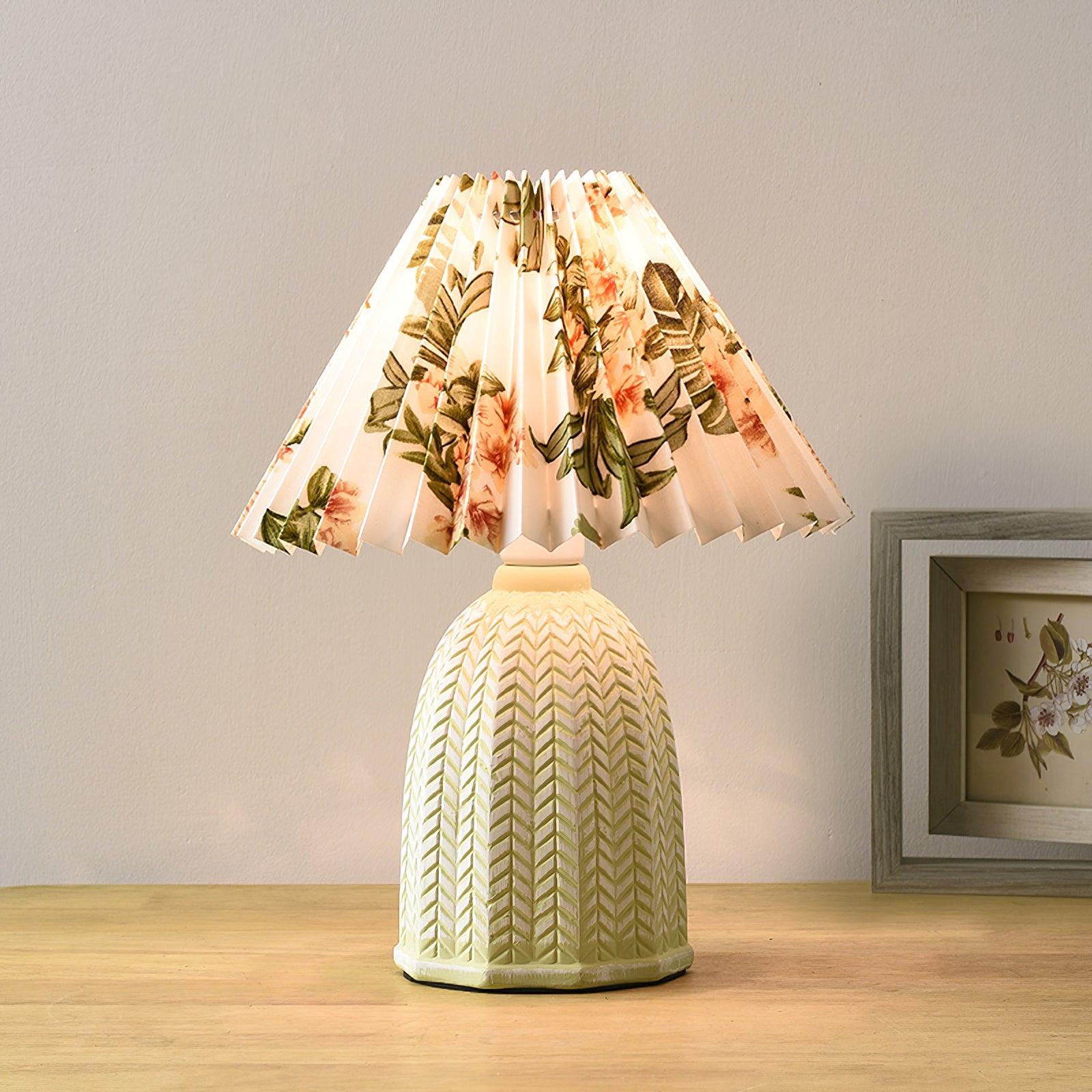 Vintage Pleated Table Lamp - Lumpaz