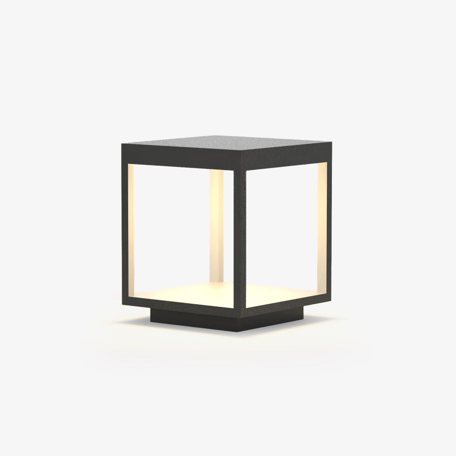 Square Frame Fence Post Garden Light - Lumpaz