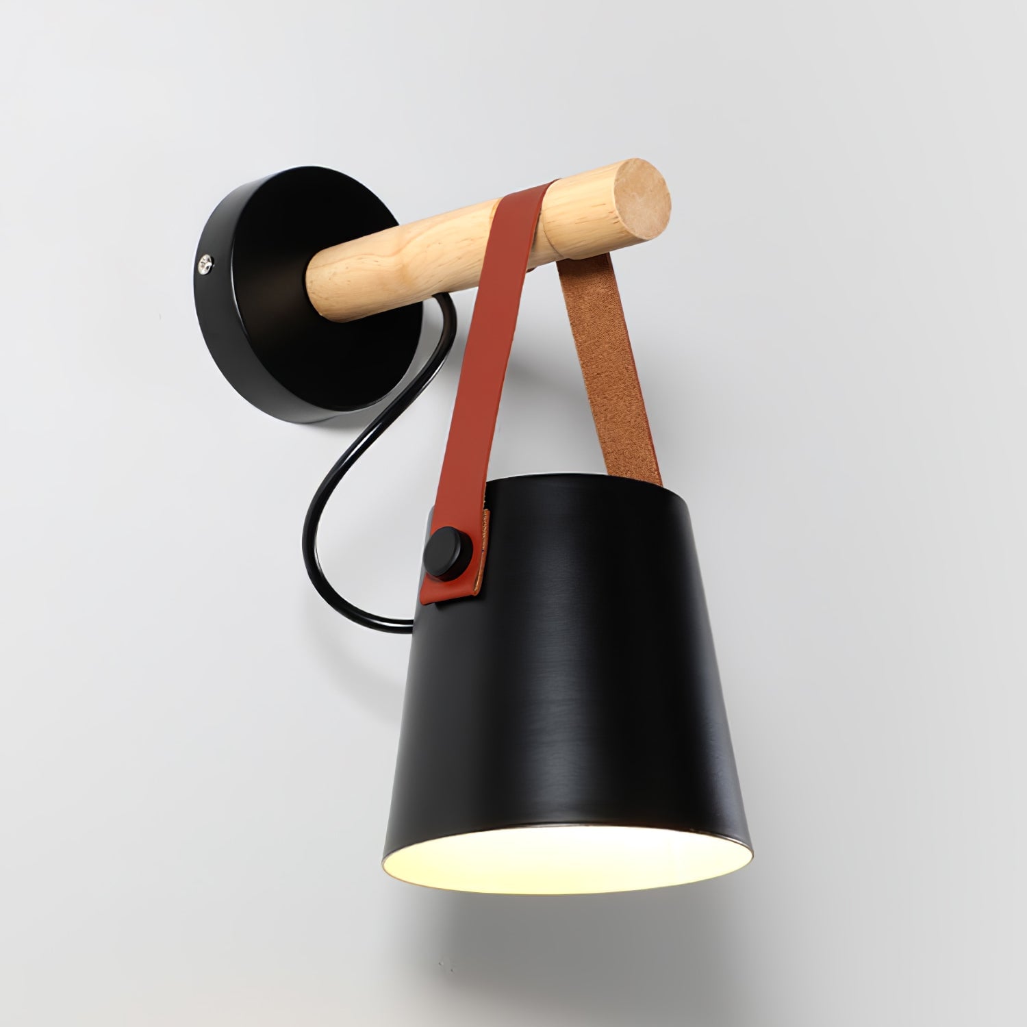 Wooden Conical Wall Light - Lumpaz
