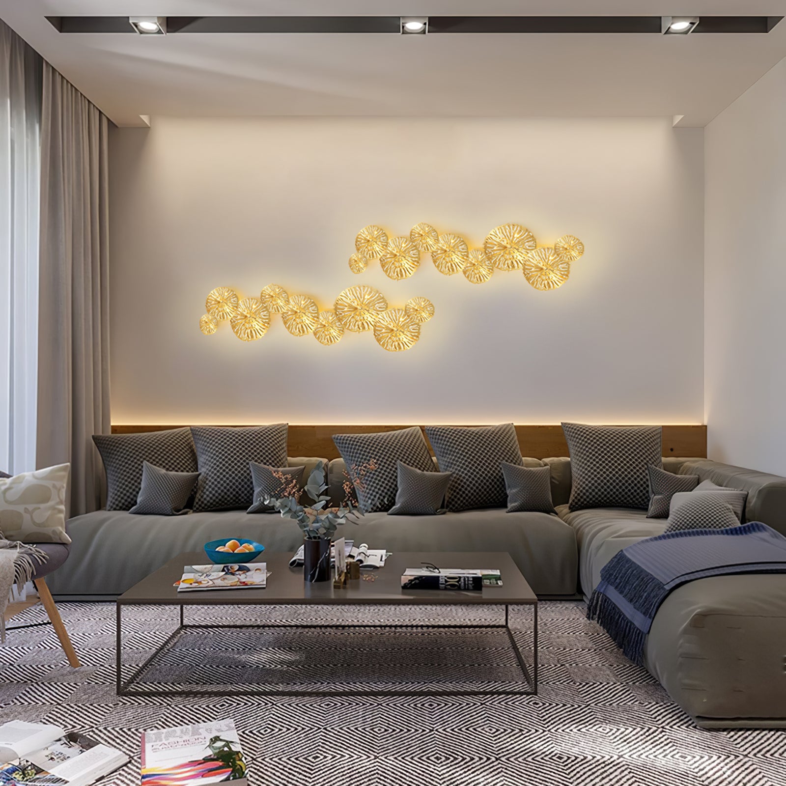 Lotus Leaf Wall Sconce - Lumpaz