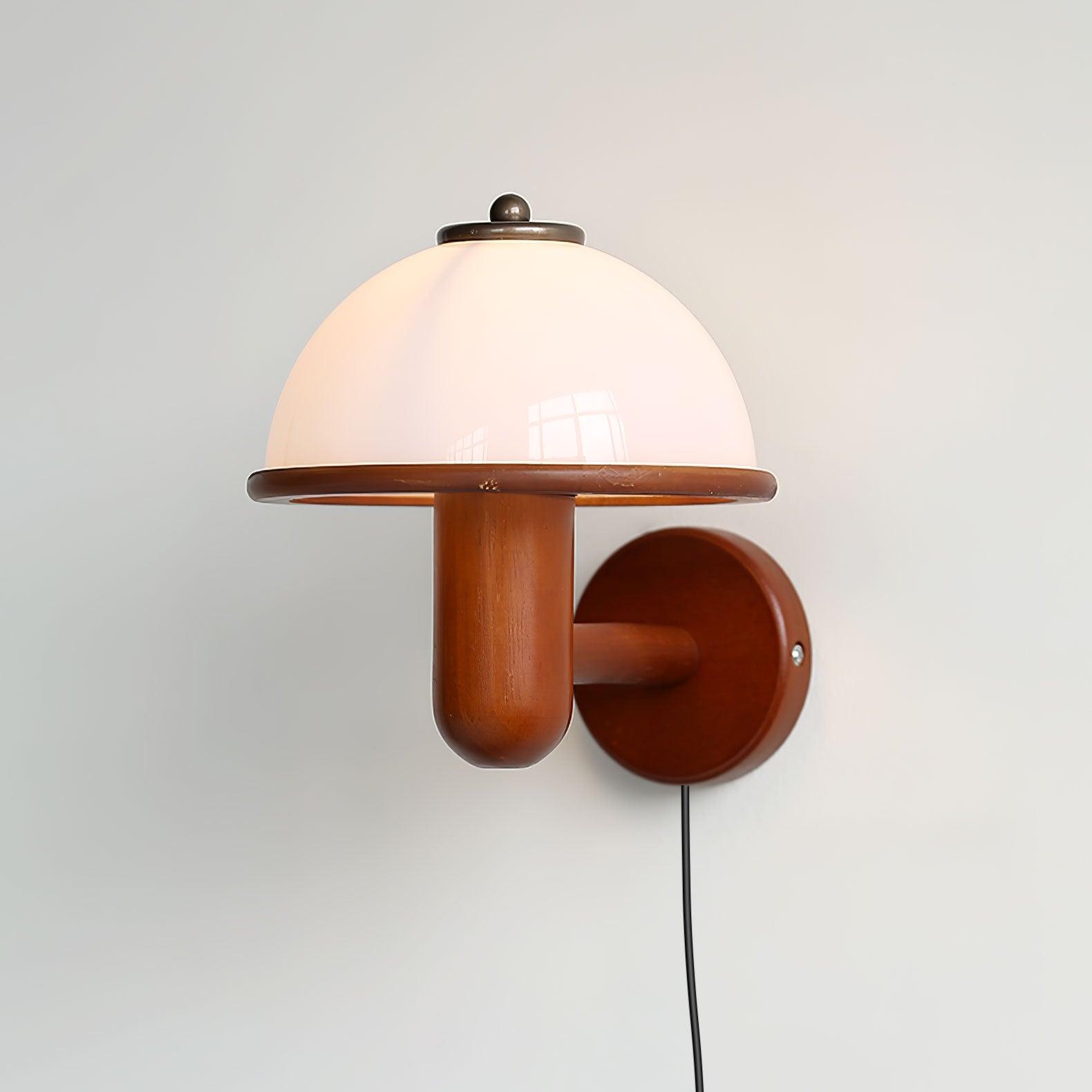 Mushroom Wood Wall Lamp - Lumpaz