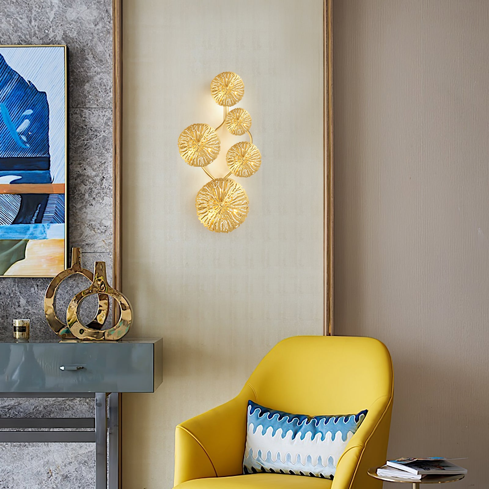Lotus Leaf Wall Sconce - Lumpaz