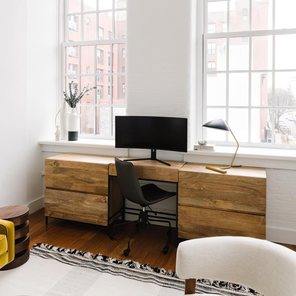 Curvilinear Mid-Century Table Lamp - Lumpaz