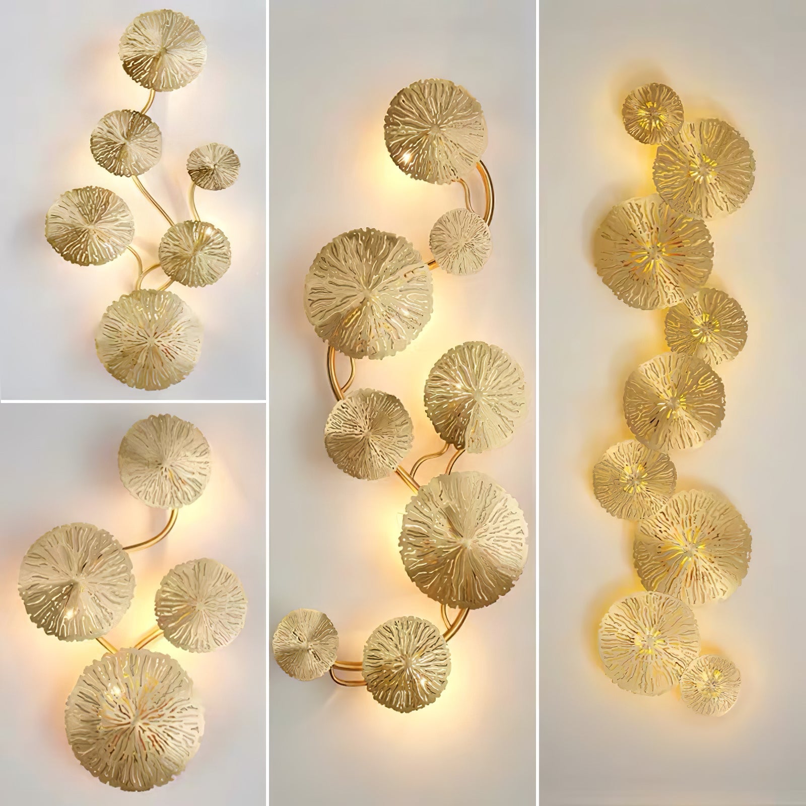 Lotus Leaf Wall Sconce - Lumpaz