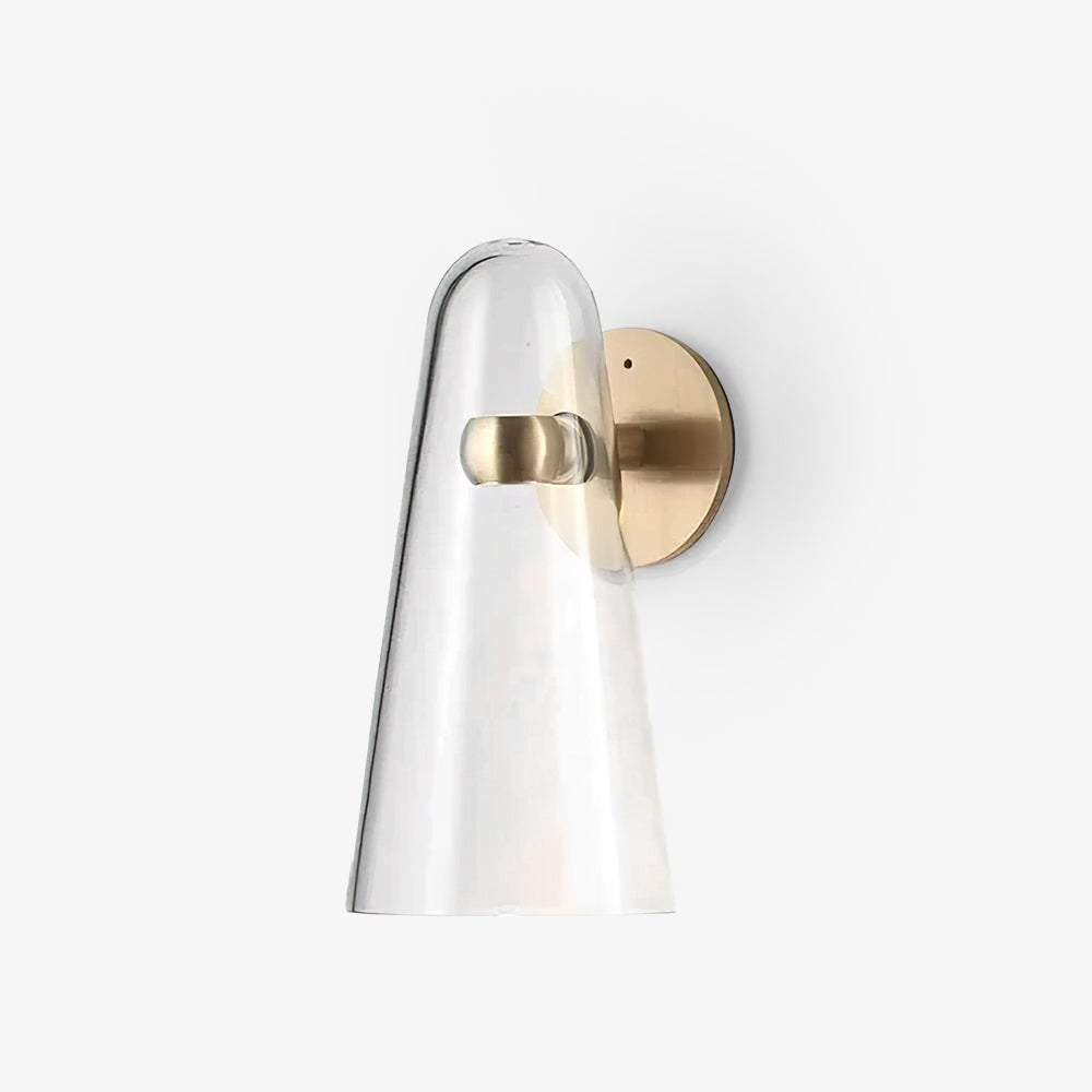 Conical Glass Wall Lamp - Lumpaz