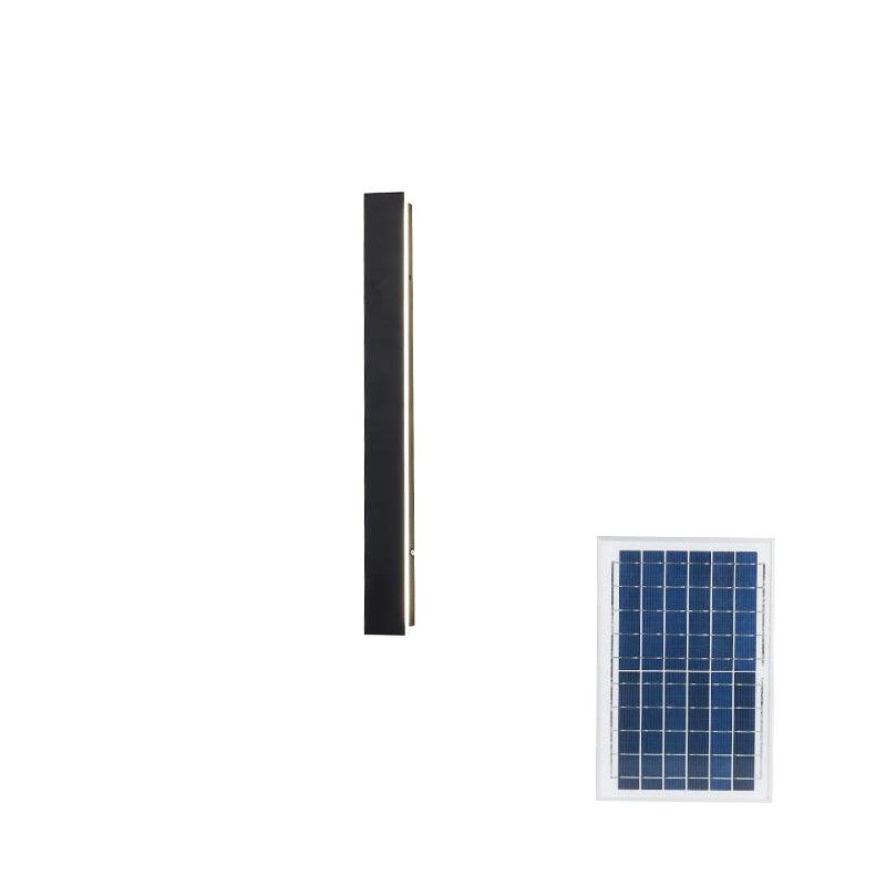 Long Strip Outdoor Sconce Solar Power - Lumpaz