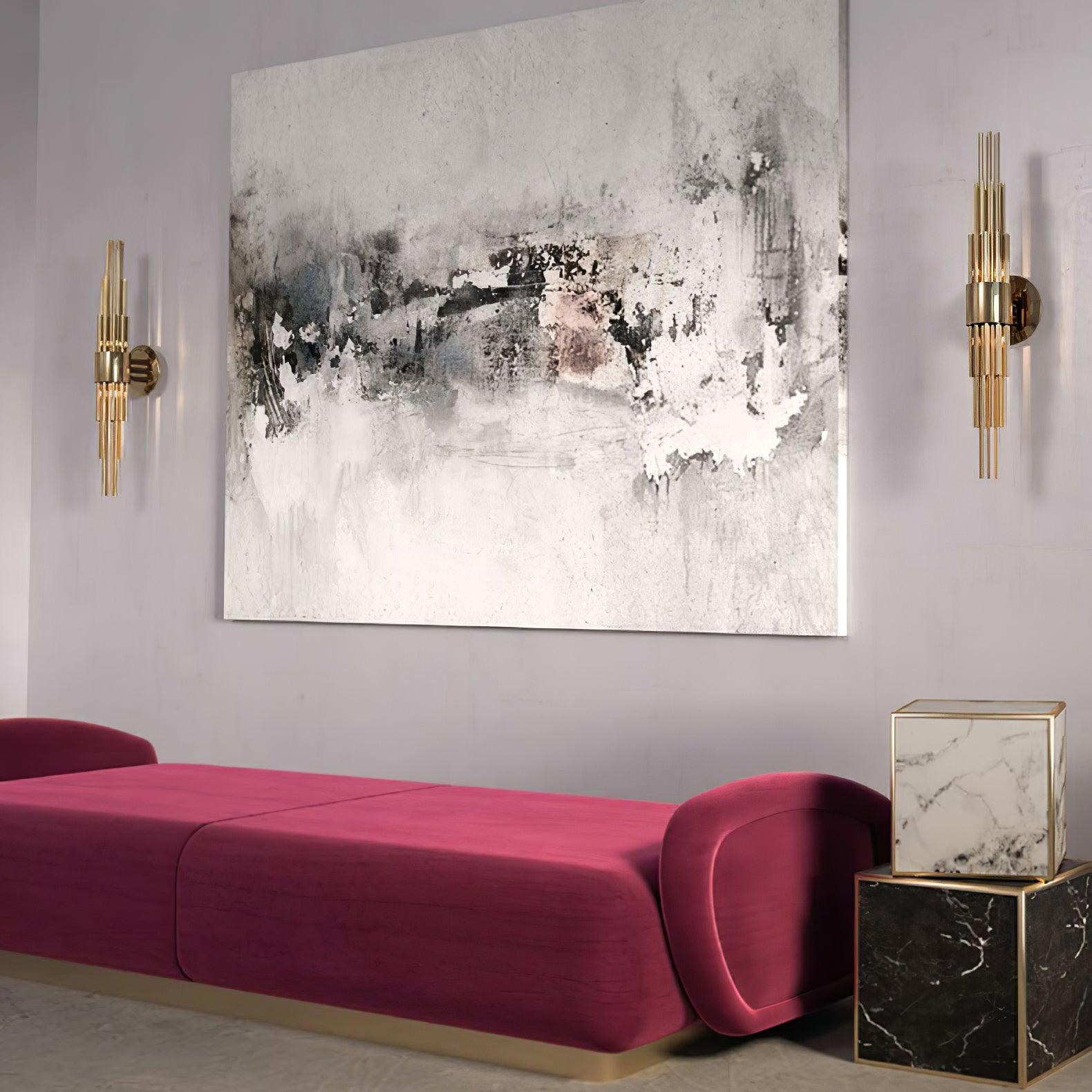 Gold Streamline Wall Lamp - Lumpaz