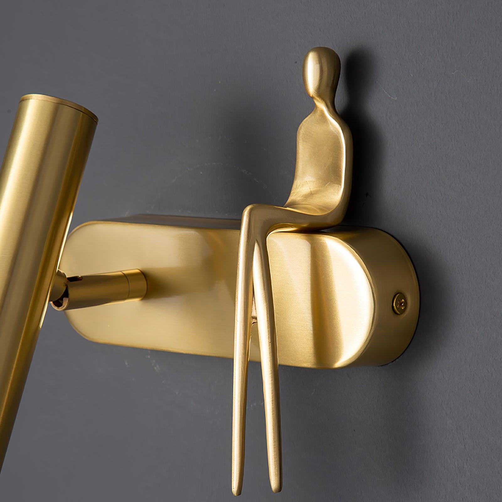 Brass Villain Wall Lamp - Lumpaz