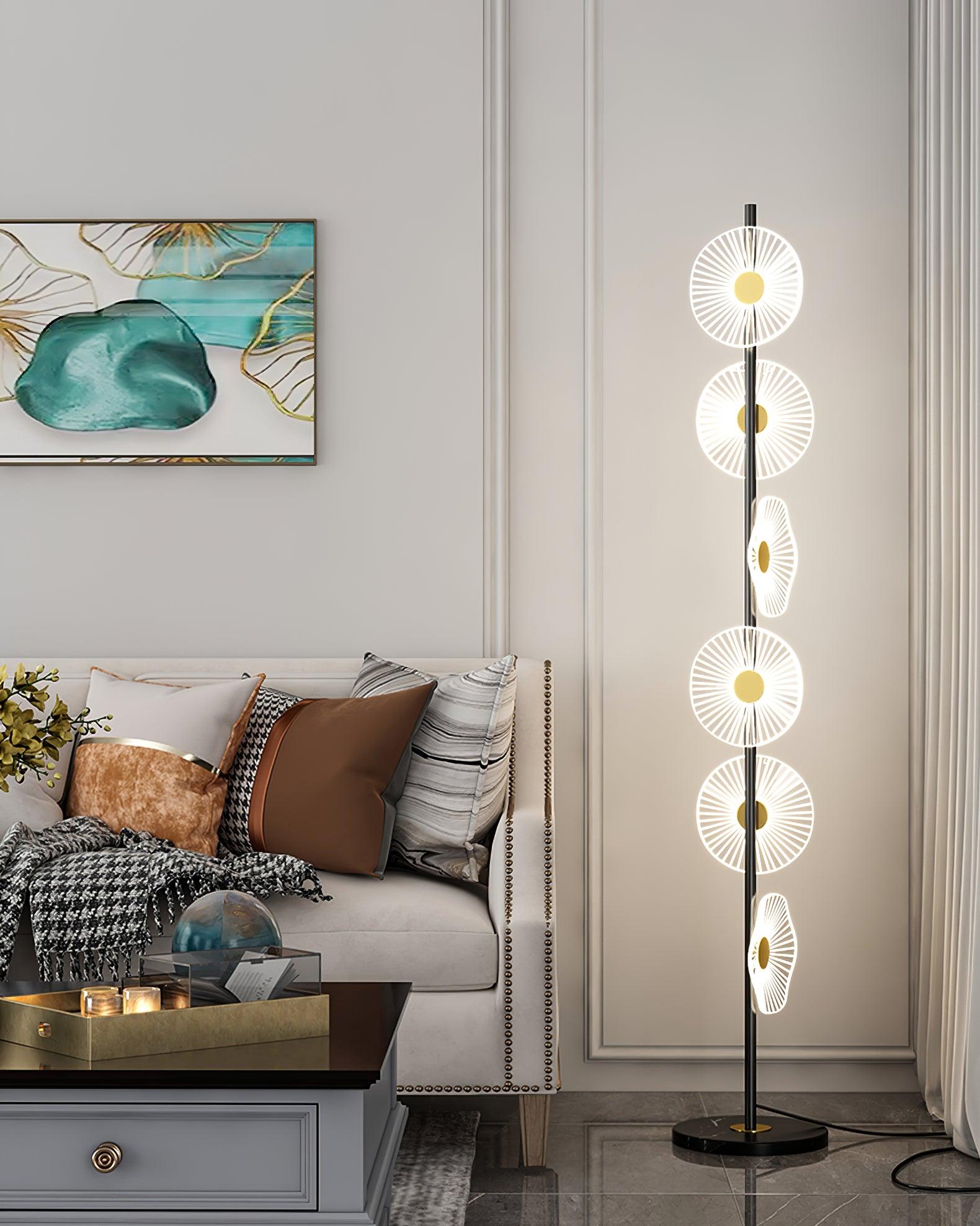 Floating Raindrop Floor Lamp - Lumpaz