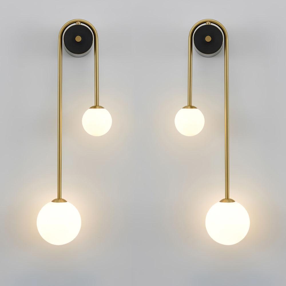 Brass Arc Wall Light - Lumpaz