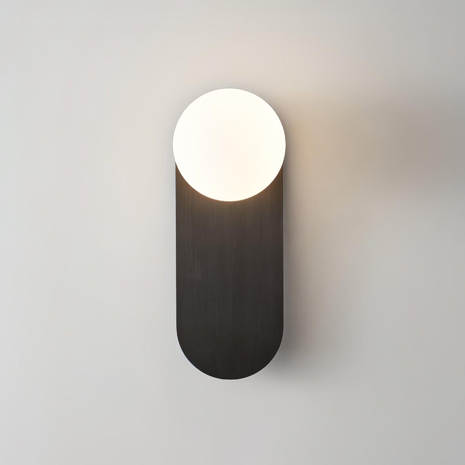 Flat Base Globe Sconce - Lumpaz