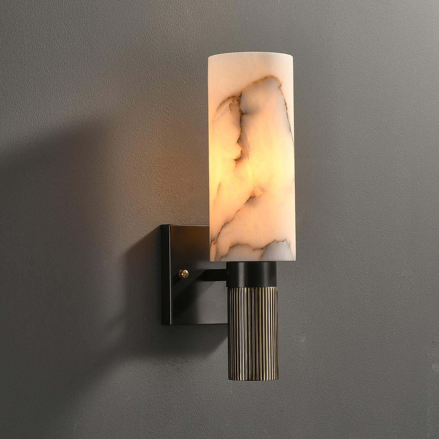 Torch Marble Sconce - Lumpaz