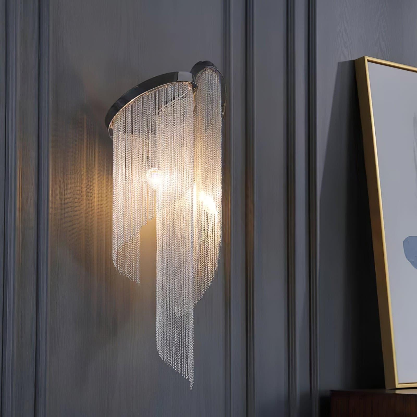 Chain Tassel Wall Lamp - Lumpaz