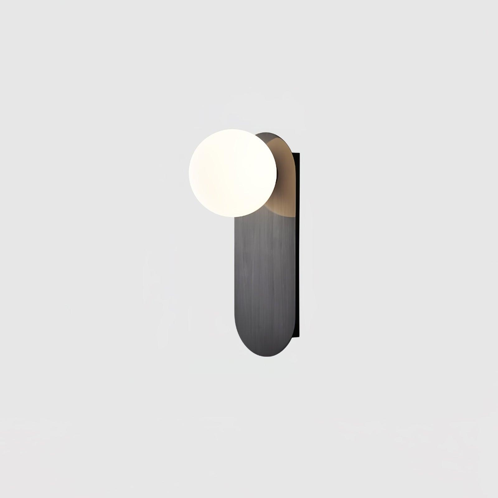 Flat Base Globe Sconce - Lumpaz