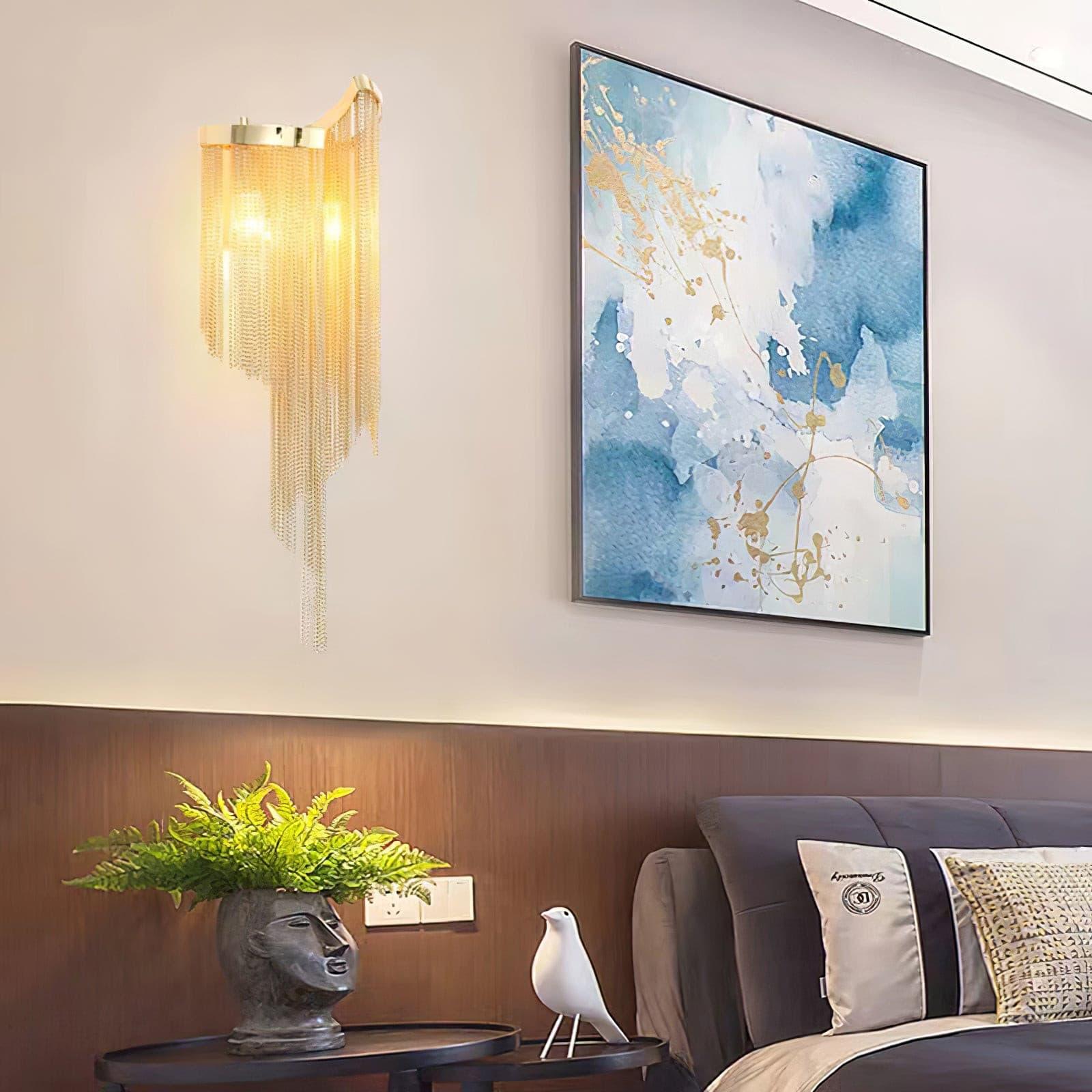 Chain Tassel Wall Lamp - Lumpaz