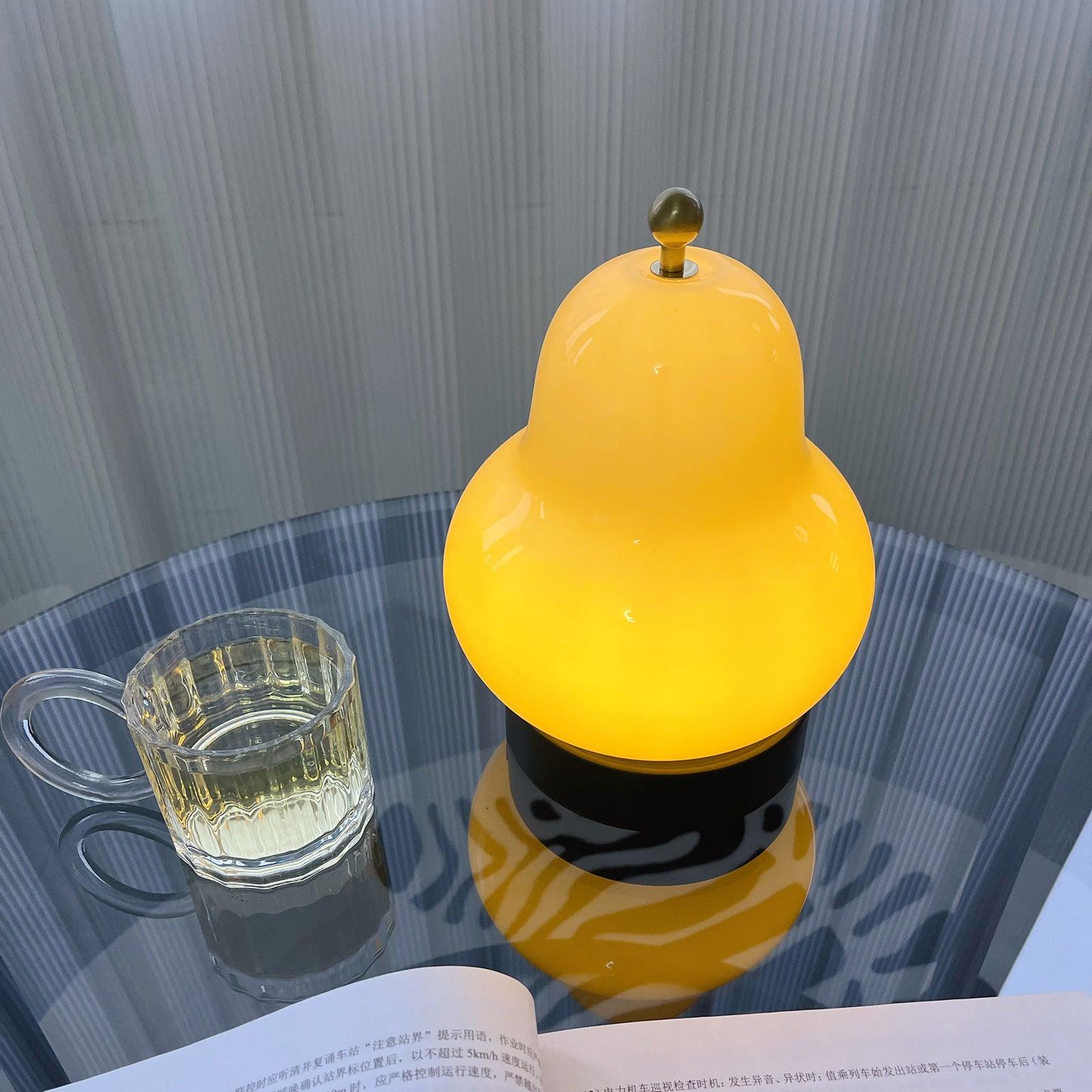 Pear Built-in Battery Table Lamp - Lumpaz