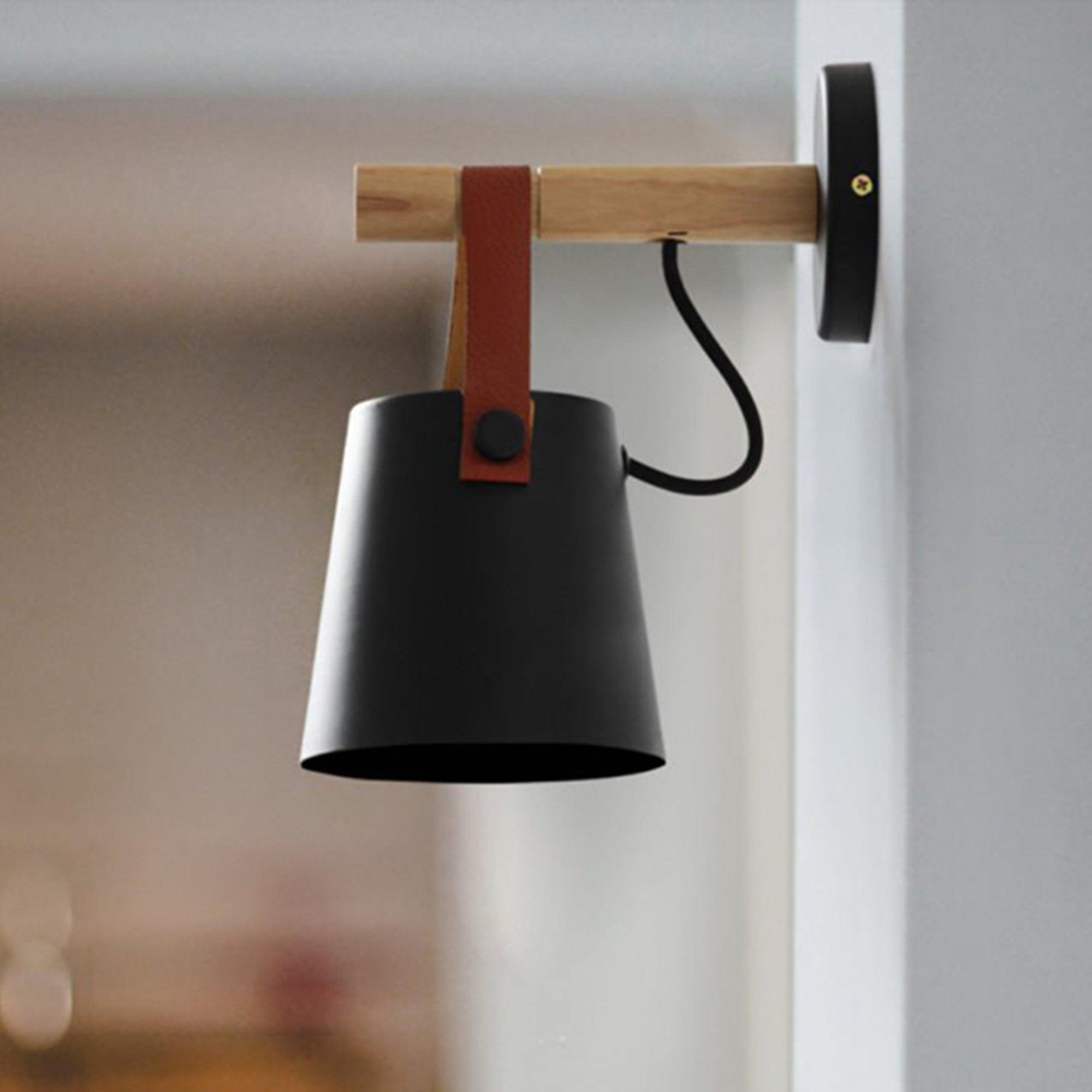 Wooden Conical Wall Light - Lumpaz