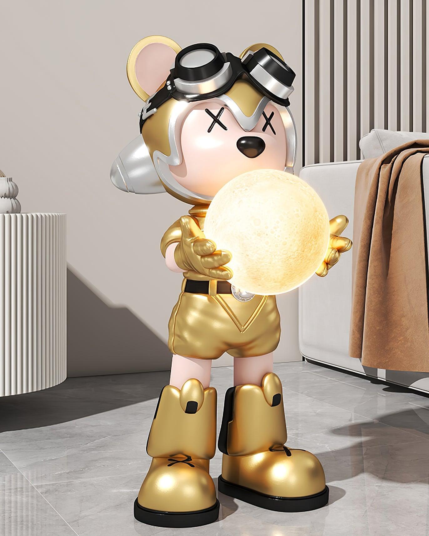 Space Bear Built-in Battery Floor Lamp - Lumpaz