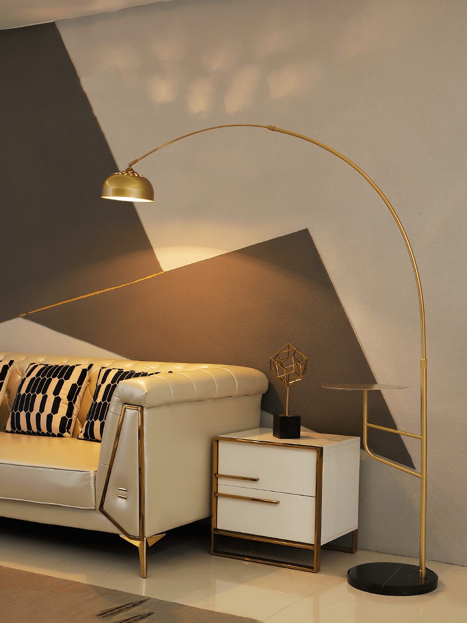 Arc Bell Floor Lamp - Lumpaz