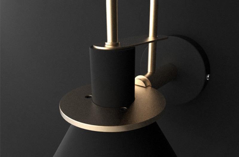 Nordic Metal Wall Sconce - Lumpaz