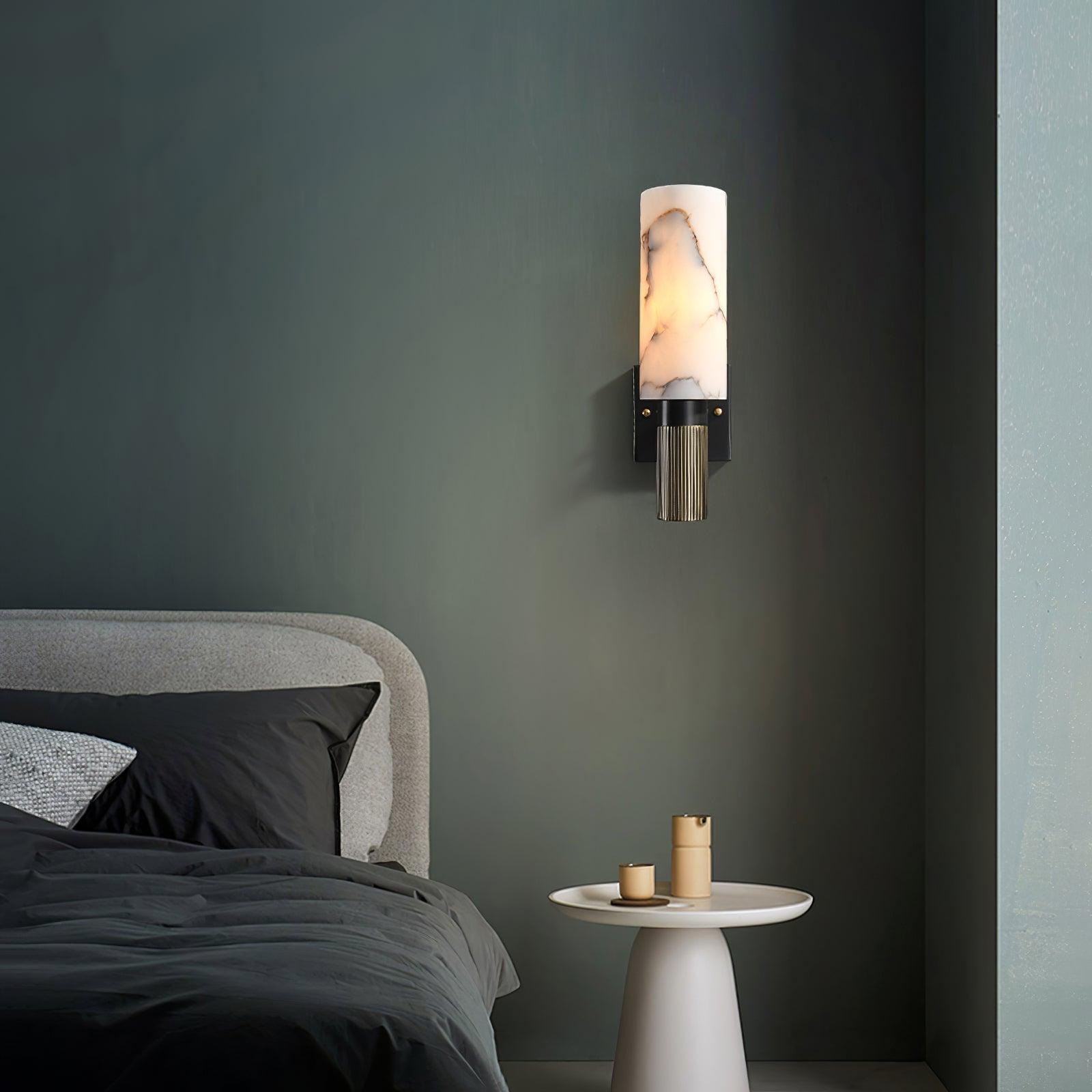 Torch Marble Sconce - Lumpaz