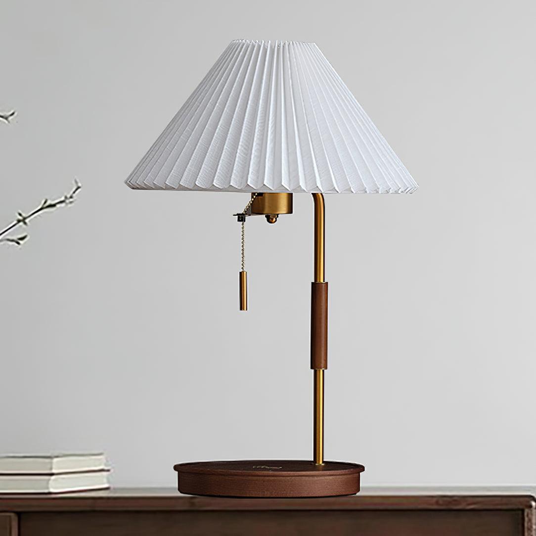 Wooden Retro Table Lamp - Lumpaz