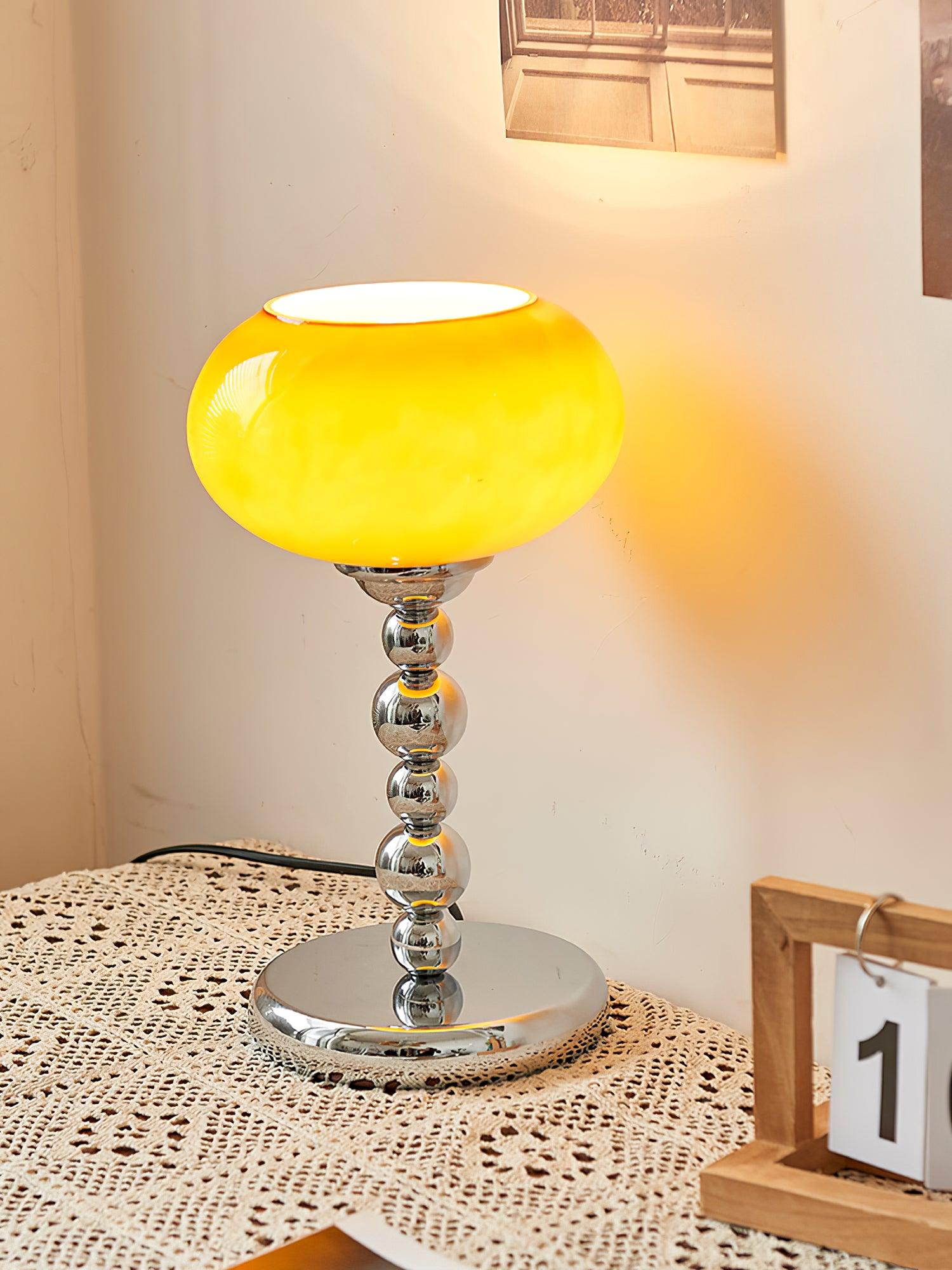 Oval Persimmon Table Light - Lumpaz